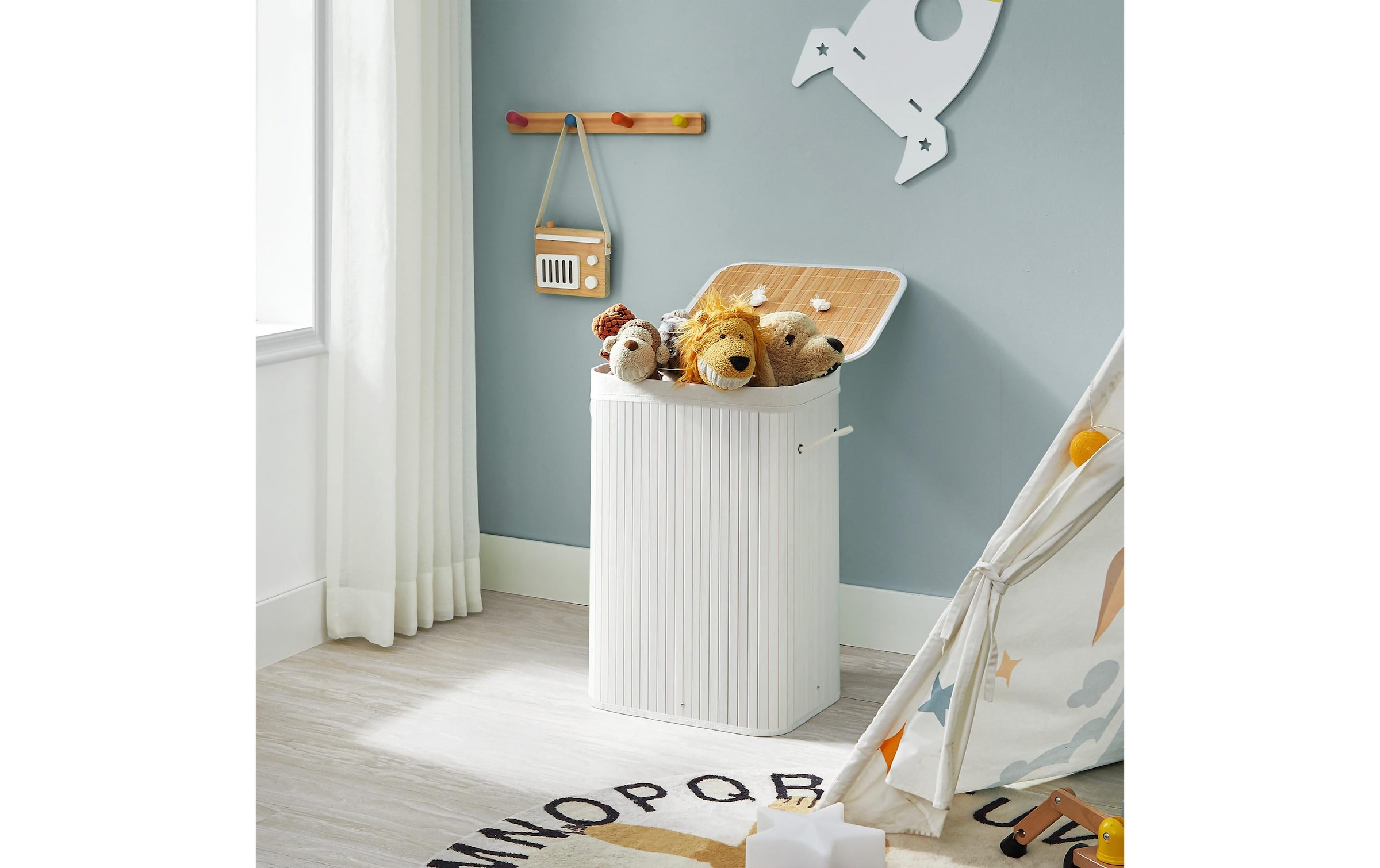 SONGMICS Panier à linge »für trockene Wäsche 72 l«