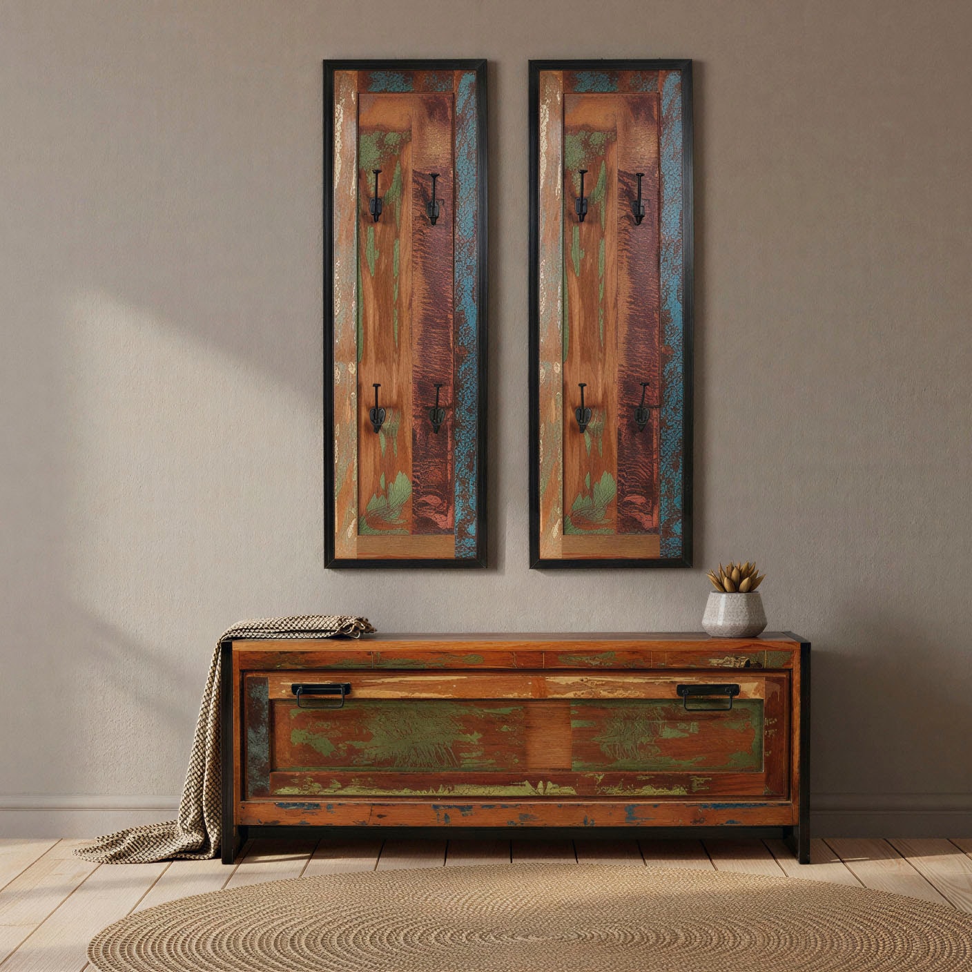 SIT Schuhbank »Riverboat« Shabby Chic, Vintage