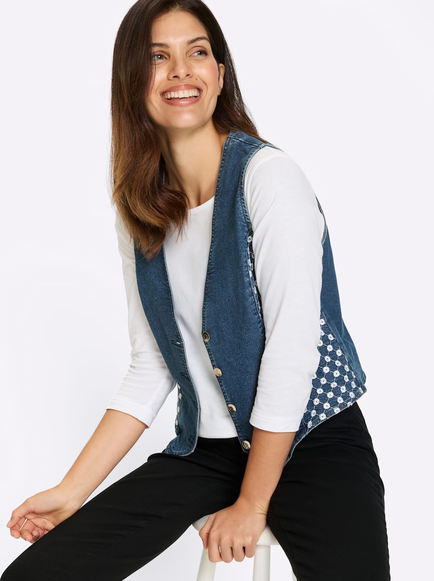 Classic Basics Gilet en jean