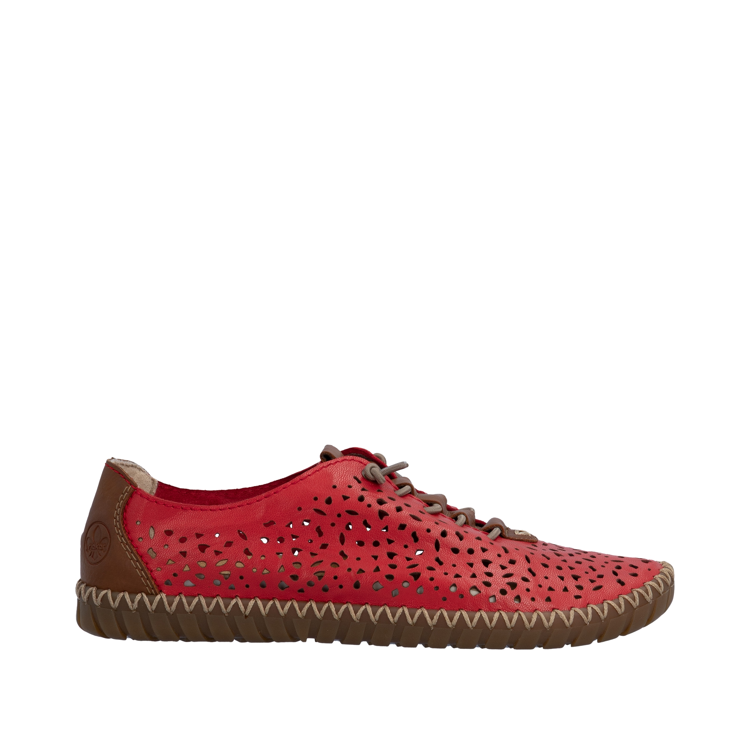 Rieker Slipper  Schlupfschuh, Halbschuh, Barfussschuh mit Perforation