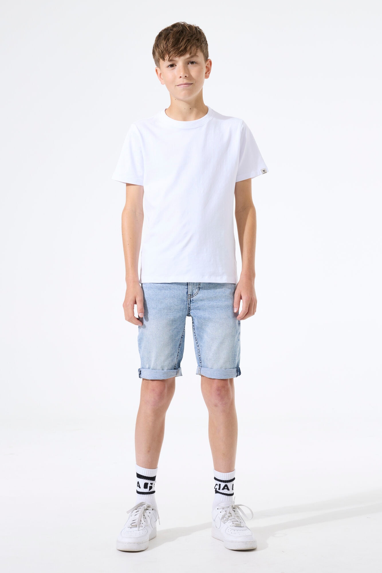 Garcia Short en jean »Tavio« avec effets usés