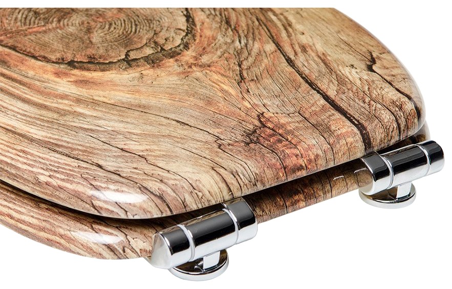 Sanilo Badaccessoire-Set »Rustikal« bestehend aus WC-Sitz, Badteppich und Waschbeckenstöpsel