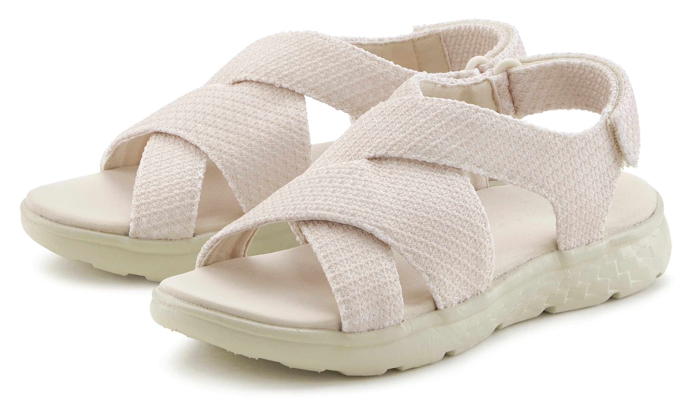 Vivance Sandale »Sandalette, Sommerschuh, offener Schuh«  NEU mit Klettverschluss VEGAN