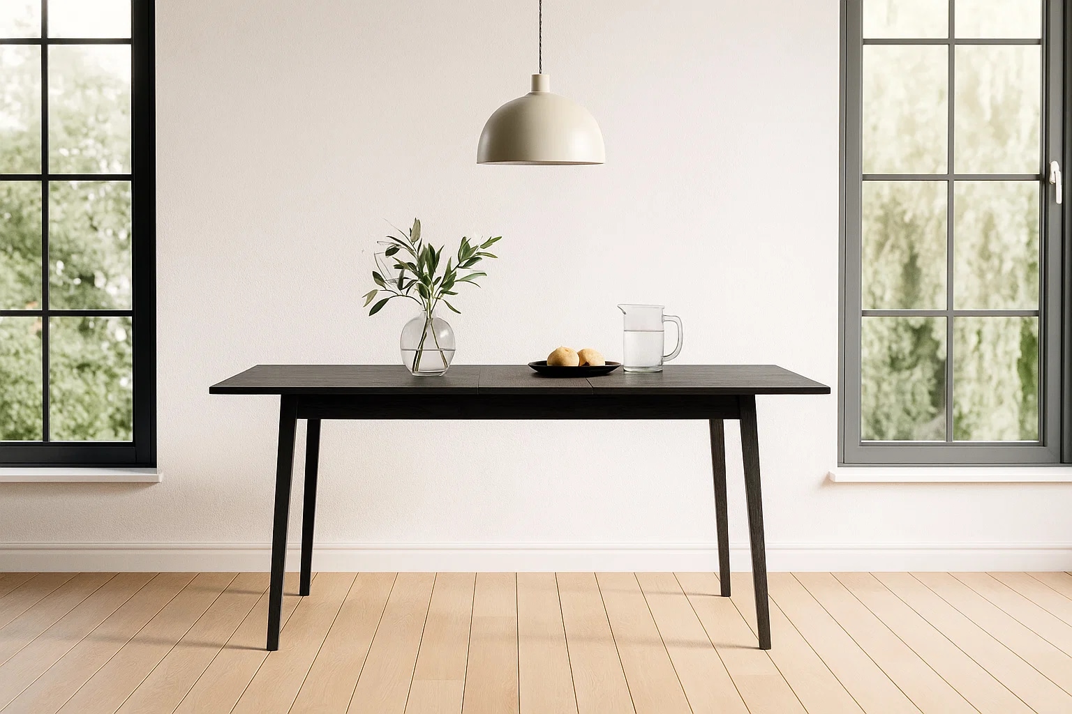 Home affaire Table de salle à manger »BELLOT ausziehbarer Küchentisch in zwei Breiten- 160/180cm + 40cm« pflegeleichter Tisch, Esszimmertisch, FSC®-zertifiziert