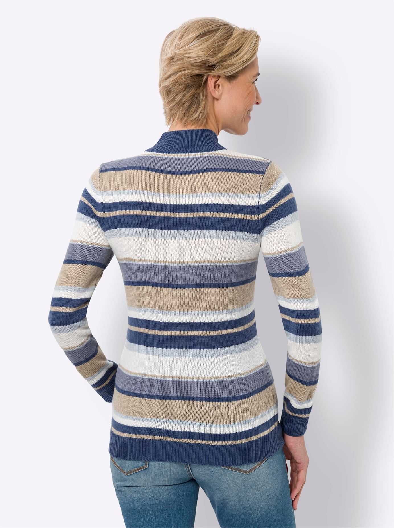 Classic Basics Pull à col montant »Stehkragen-Pullover«