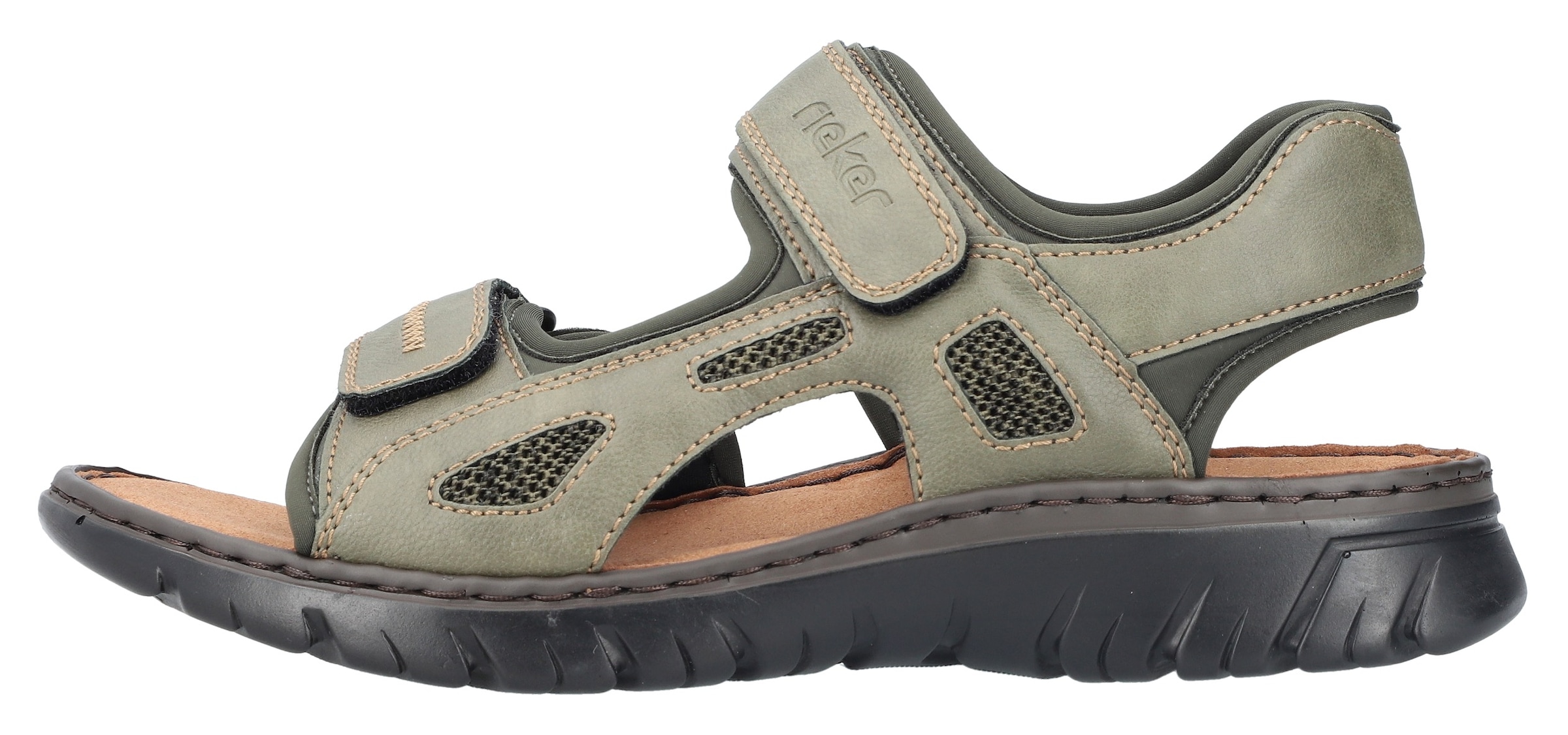Rieker Sandale  Sommerschuh, Klettschuh, Outdoorsandale, in Trekking-Optik