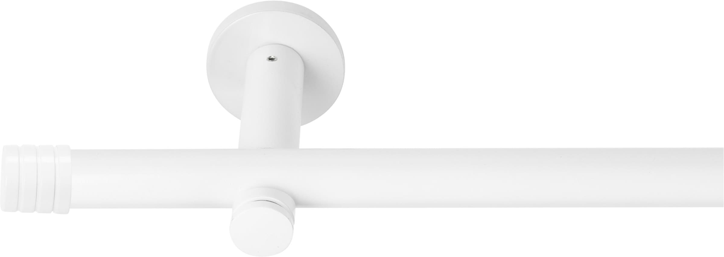 SN DECO GROUP Tringle à rideaux »Gardinenstange Lille Ø 19 mm, 1-läufig, Fixmass, verschraubt« Ø 19 mm Fixmass;kürzbar