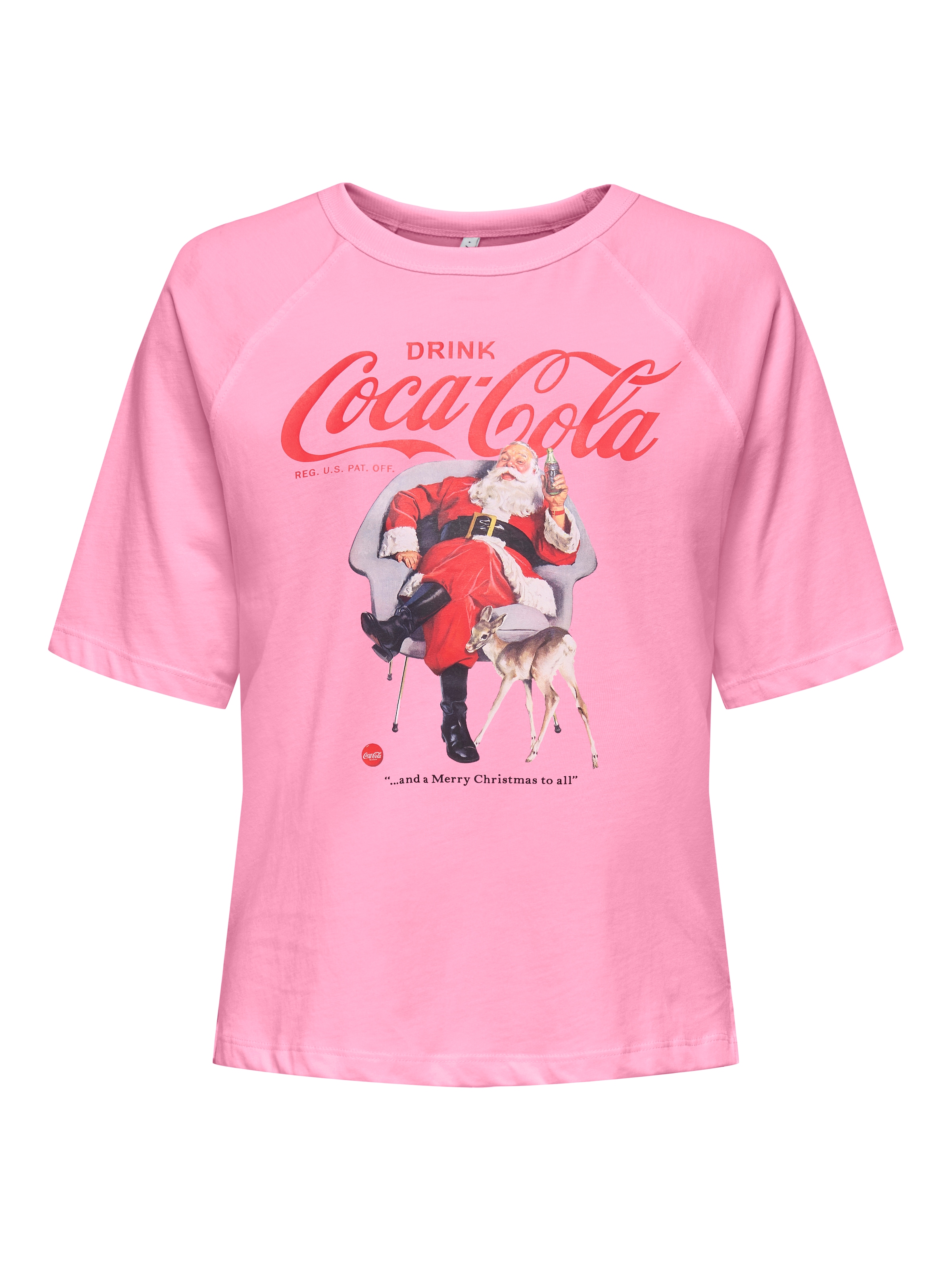 ONLY CARMAKOMA T-shirt à manches courtes »CARCOCA COLA XMAS LIFE S/S TOP JRS«