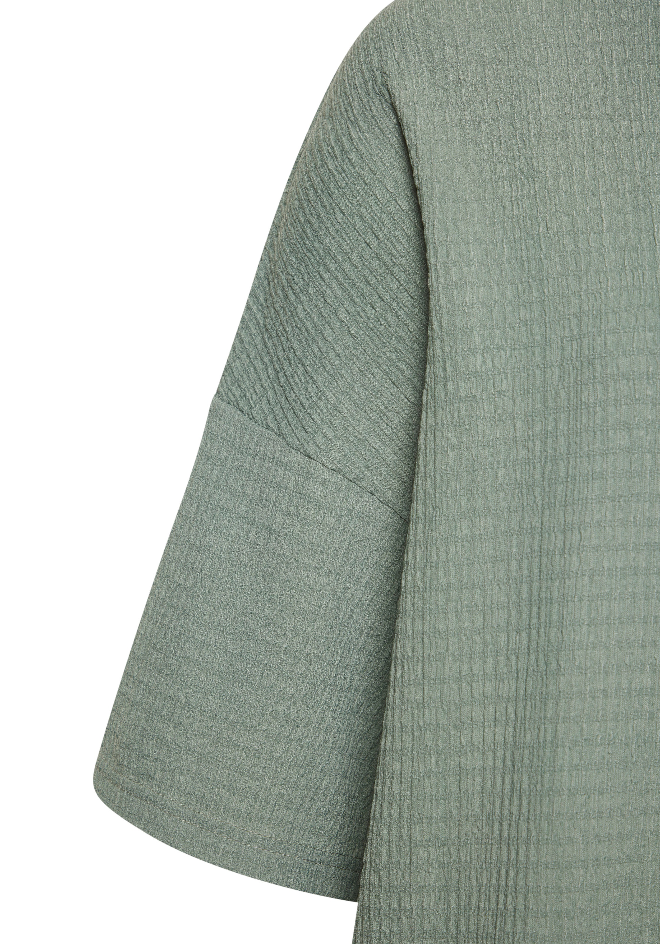 LASCANA T-shirt à manches courtes »mit Stehkragen« 2er-Pack,  aus bügelfreier Crêpe-Qualität