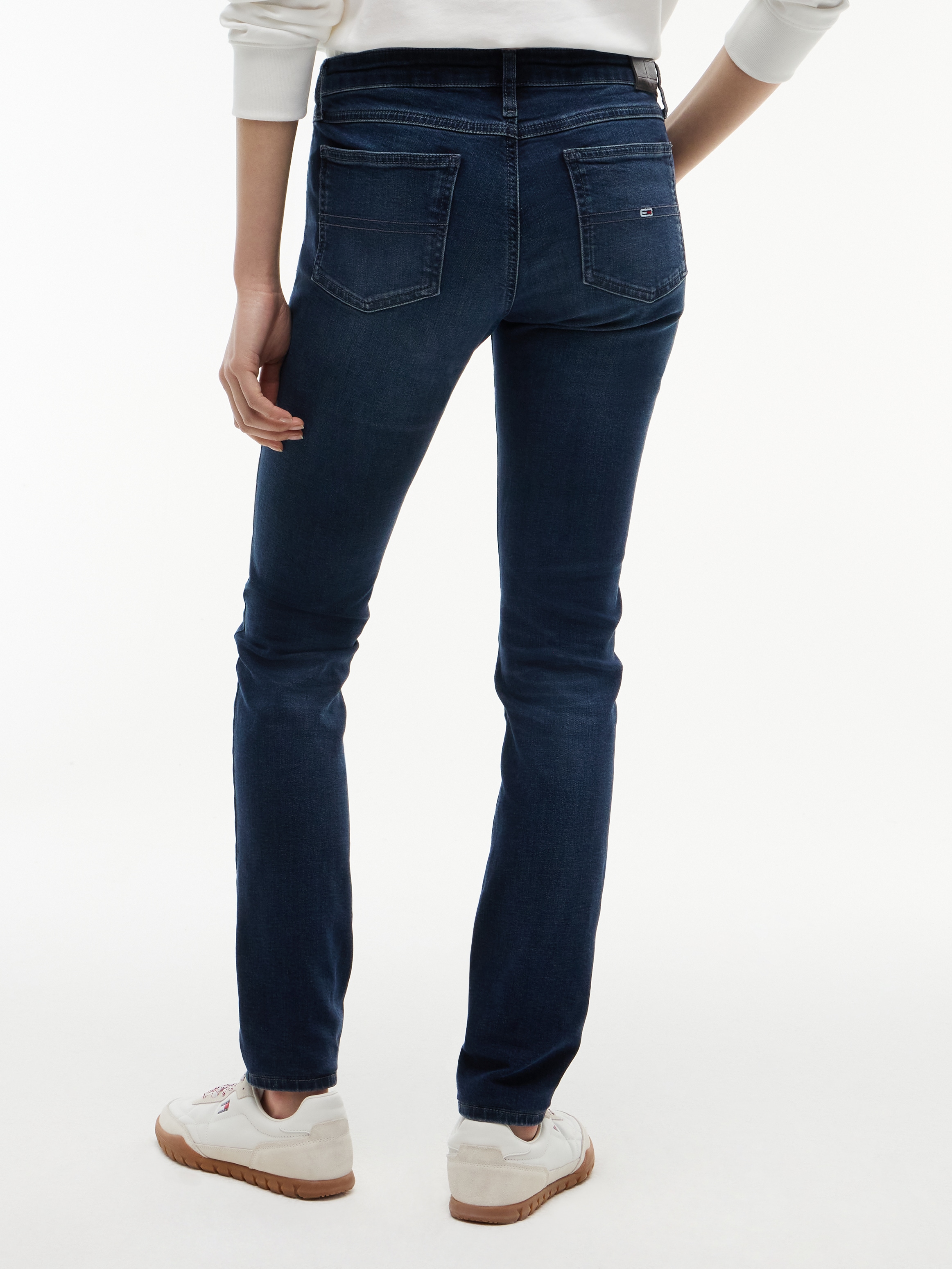Tommy Jeans Jeans skinny »LW SKN CH12« avec badge logo, broderie logo