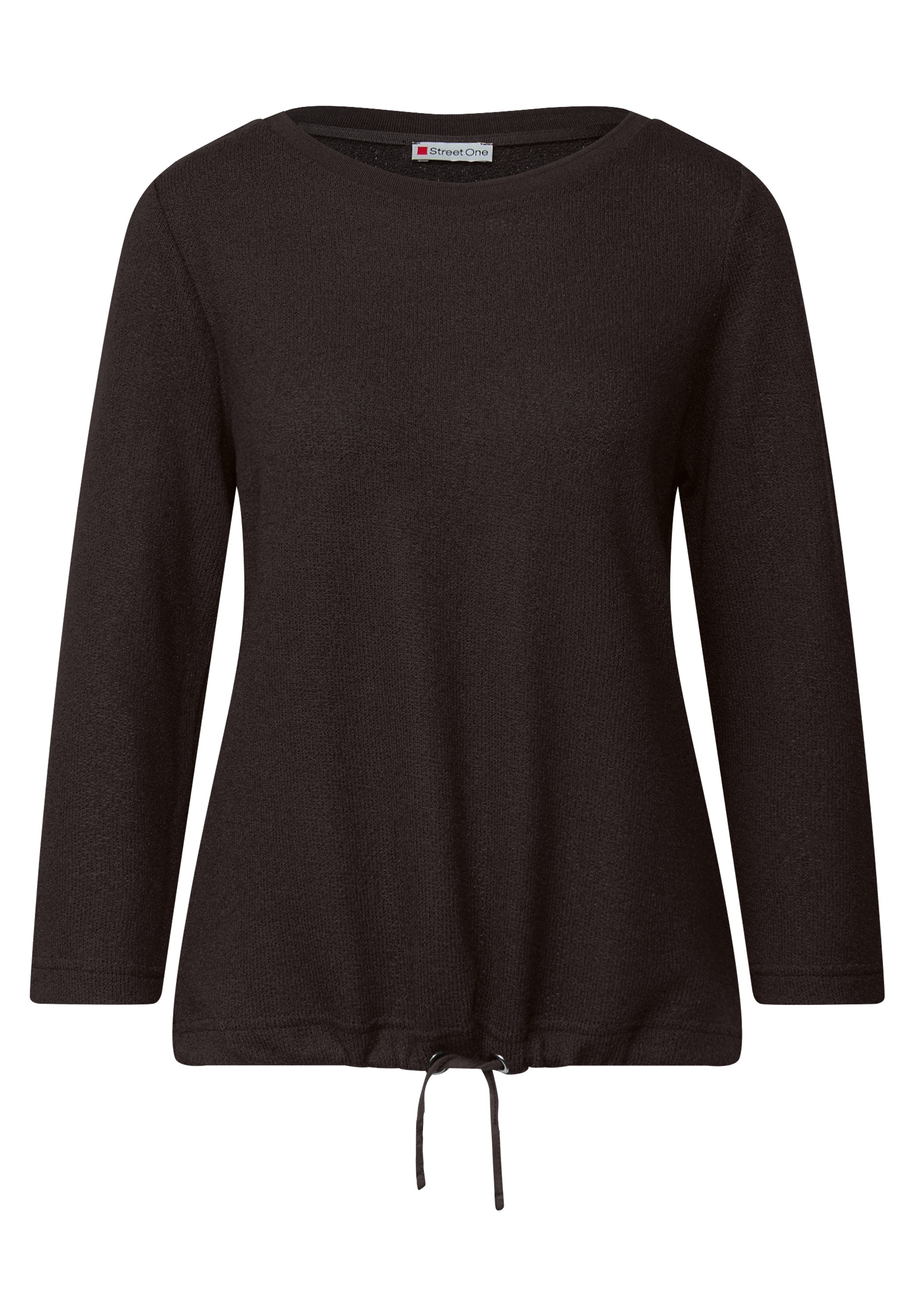 STREET ONE 3/4-Arm-Shirt in Strick-Look Qualität