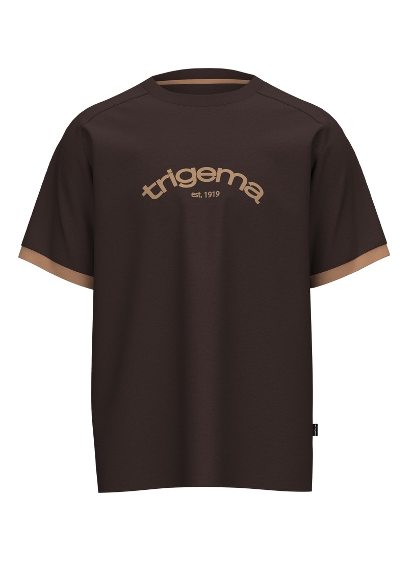 Trigema T-Shirt »TRIGEMA Oversize T-Shirt mit trigema Frontprint« 1