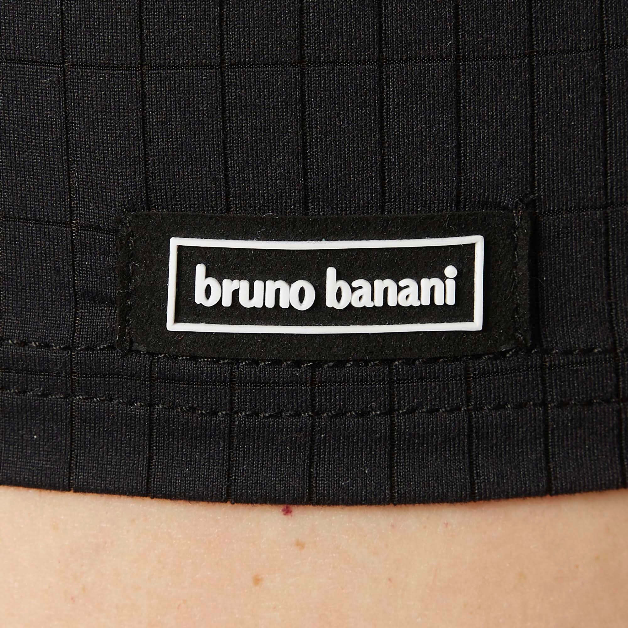 Bruno Banani Rundhalsshirt »CHECK LINE 2.0« hüftbedeckend, elastisch