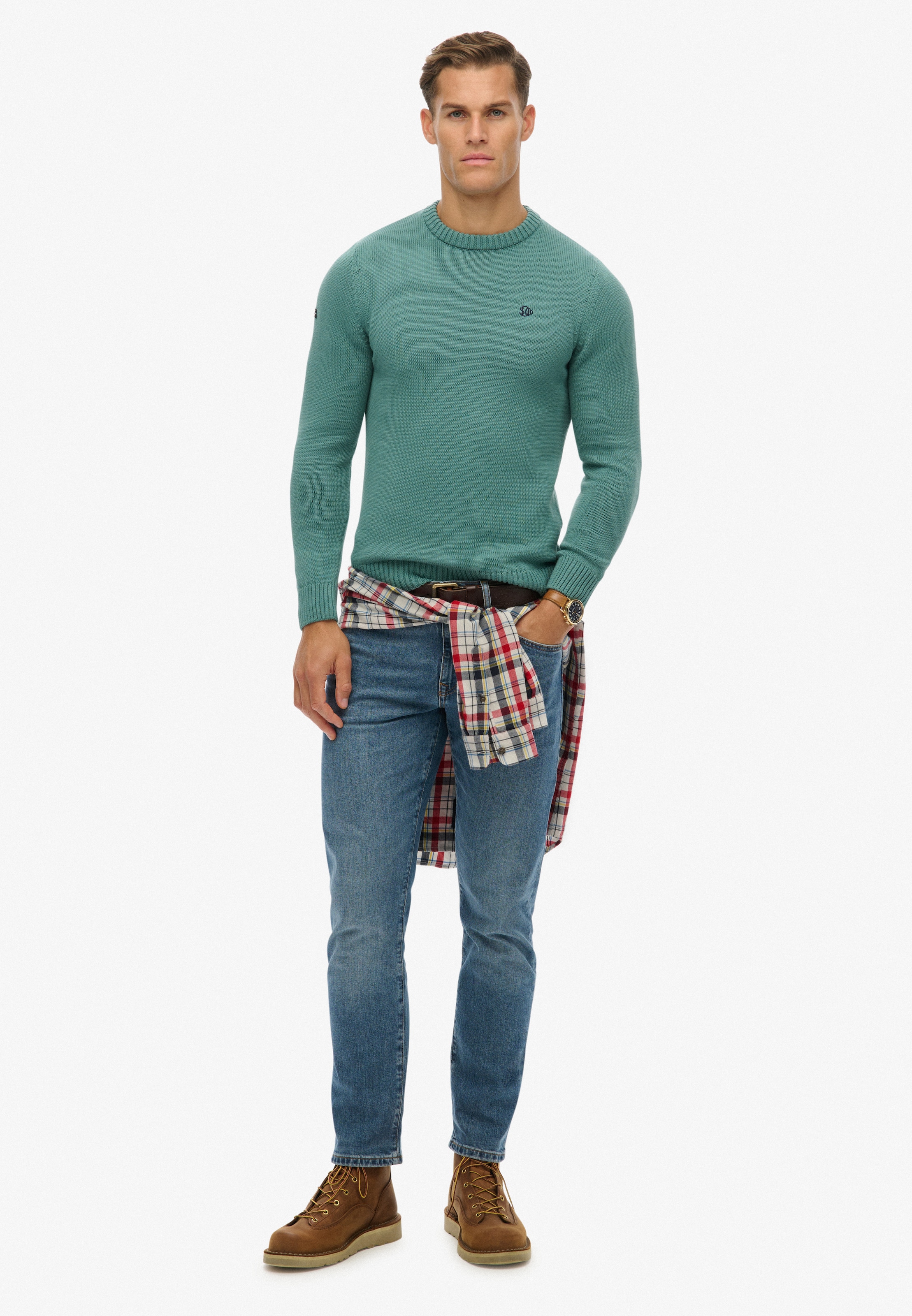 Superdry »PREPPY COTTON JUMPER« coton, coupe régulière