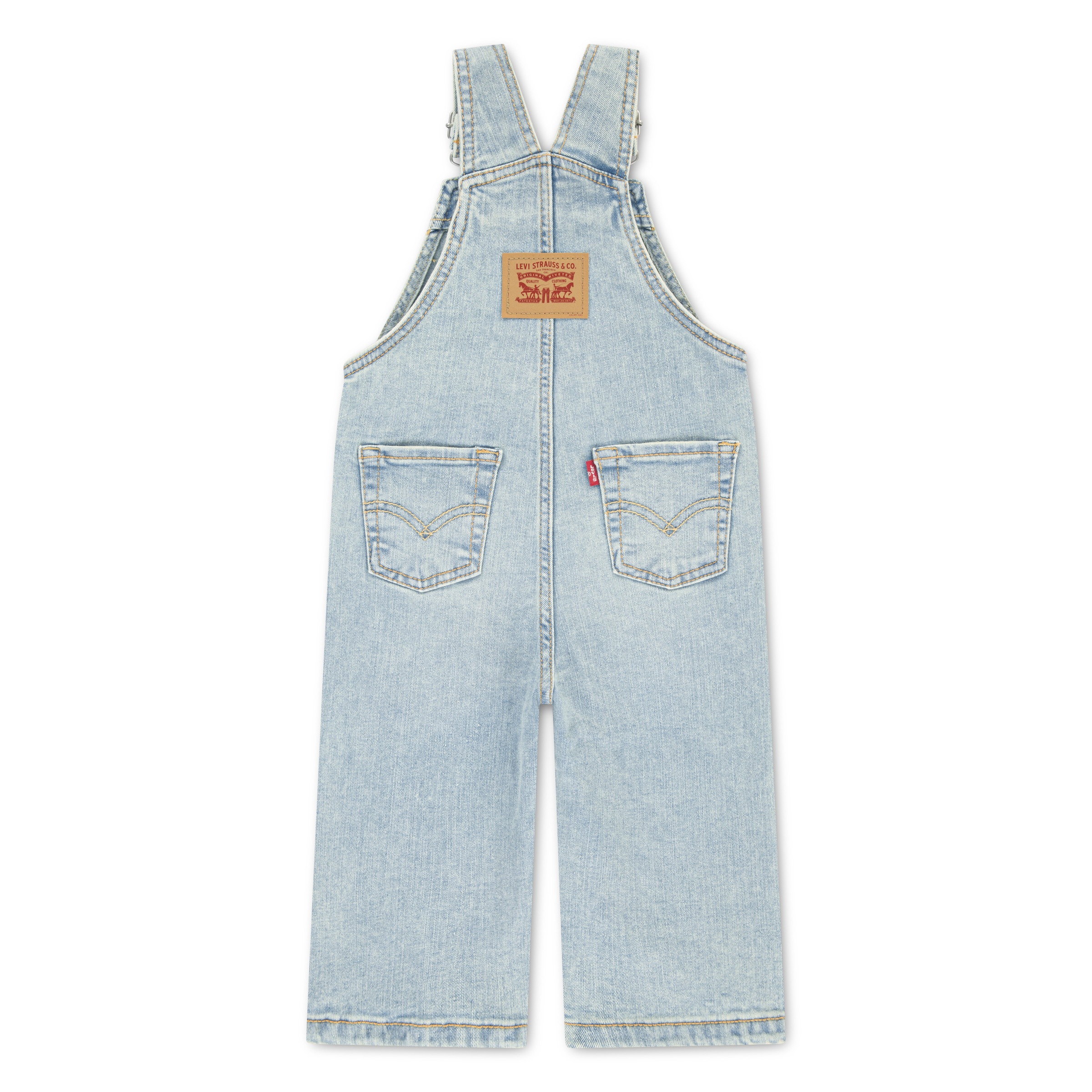 Levi's® Kids Jeanslatzhose »LVN DENIM OVERALL« wickelfreundliche Knopföffnung, Regular Fit
