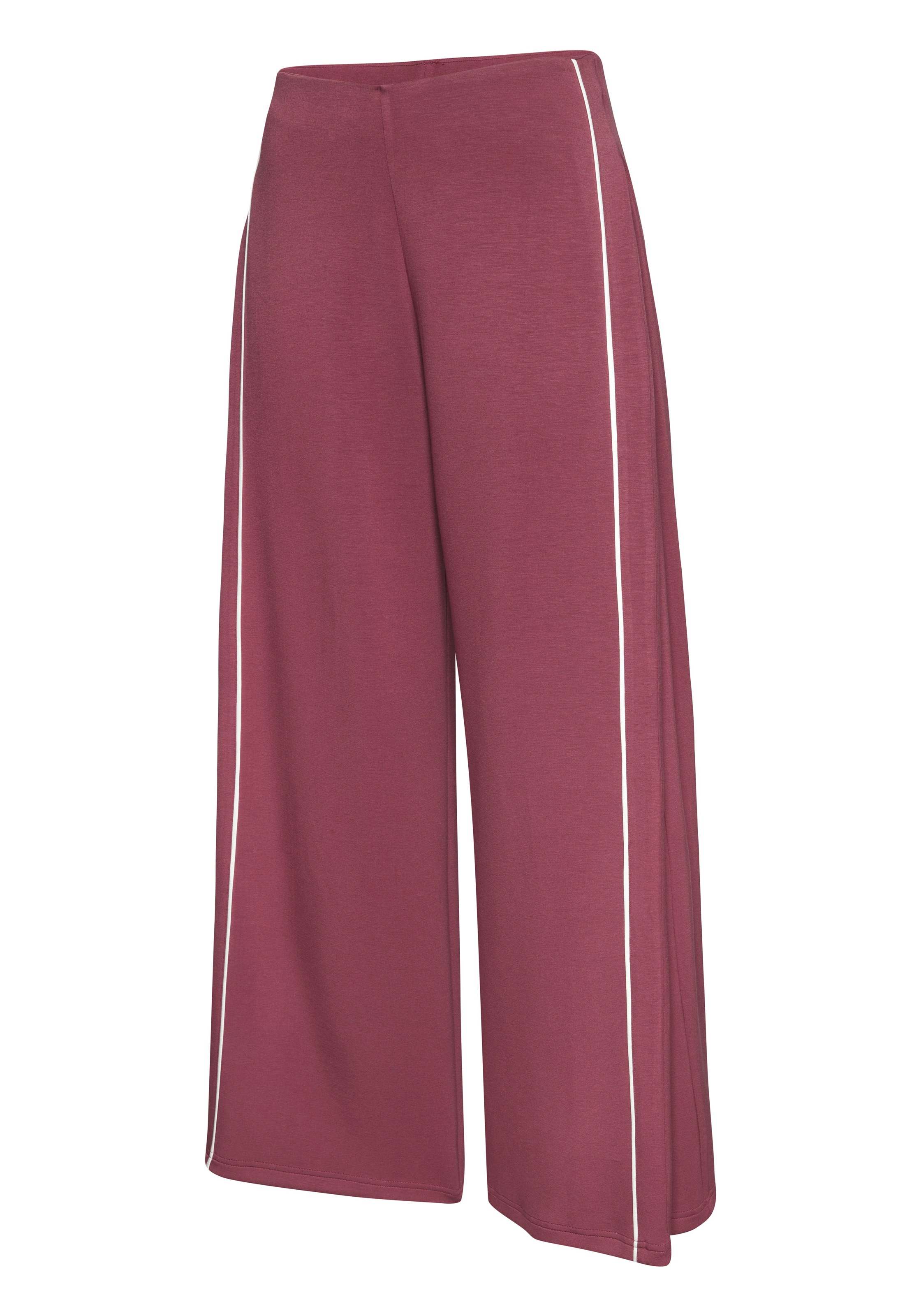 LASCANA Homewearhose  mit Piping und verdeckten Reissverschlusstaschen