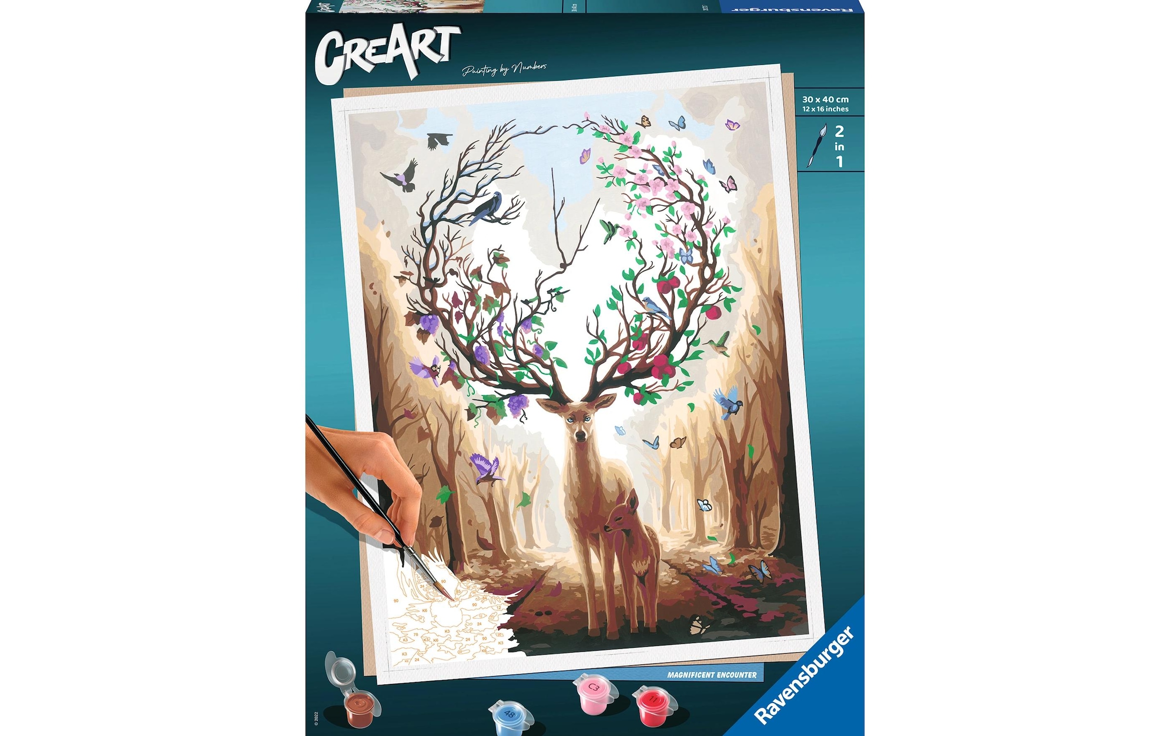 Ravensburger Malen nach Zahlen »CreArt, Magnificent Encounter« Made in Europe