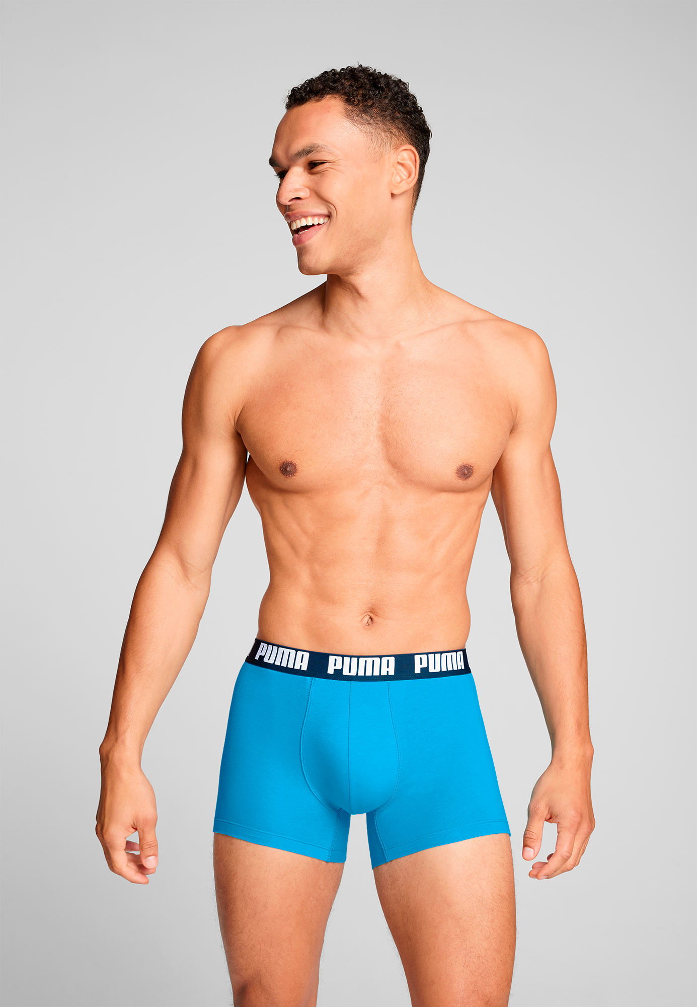 PUMA Boxers »PUMA MEN EVERYDAY BASIC BOXERS 2P« Packung, 2er Pack,  mit Puma Webbund