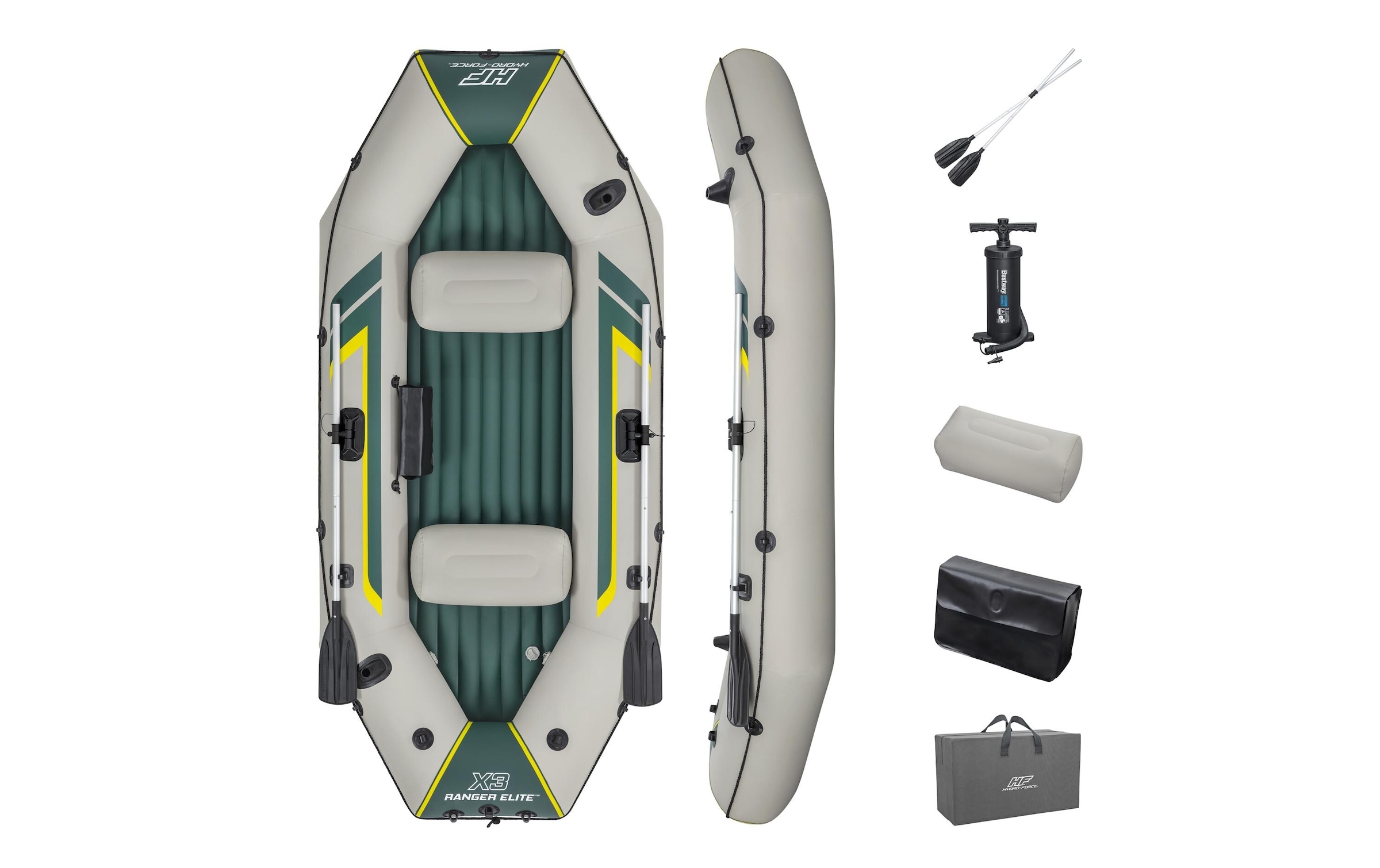 Bestway Bateau pneumatique »Hydro-Force Komplett-Set Ranger Elite X3« Gummiboot