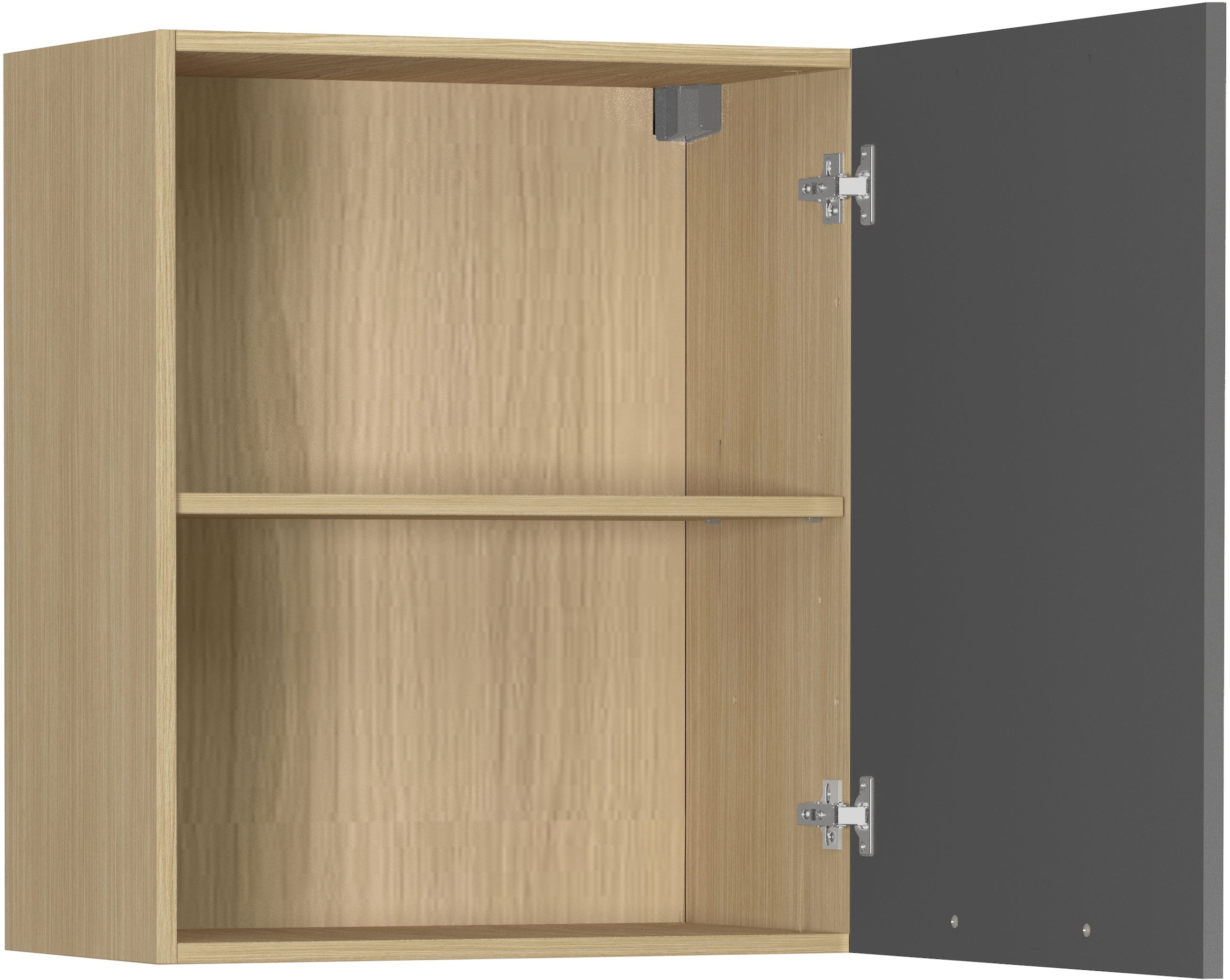 KOCHSTATION Kitchenette »Luna, Küchenblock, Kücheninsel, Hängeschrank, Made in Italy« 3er-Set, Metallgriffe, Soft-Close-Funktion, inklusive Spüle