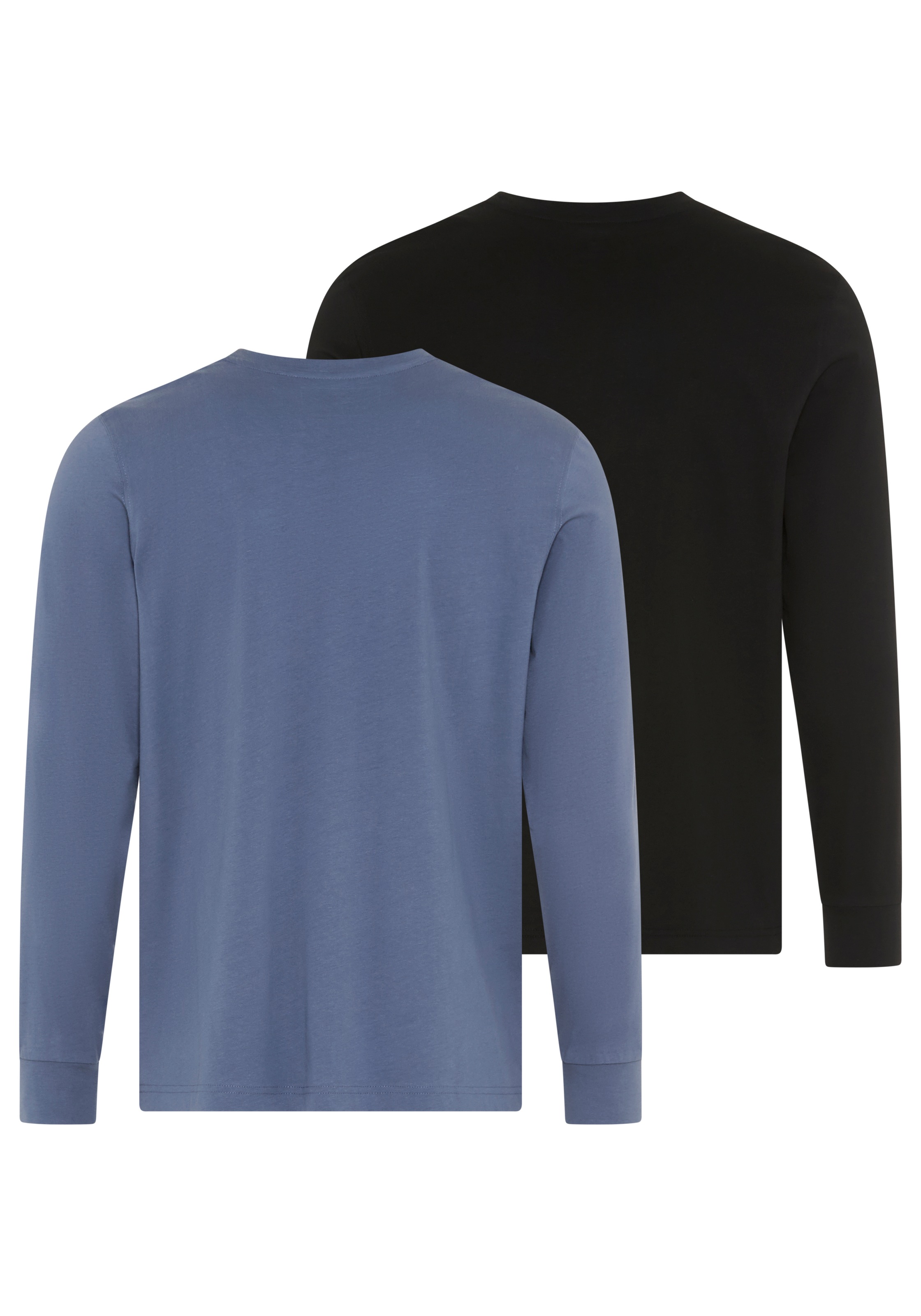 DELMAO Shirt à col rond »Neue Kollektion« casual Stil, langarm, schmale Passform, mit Print