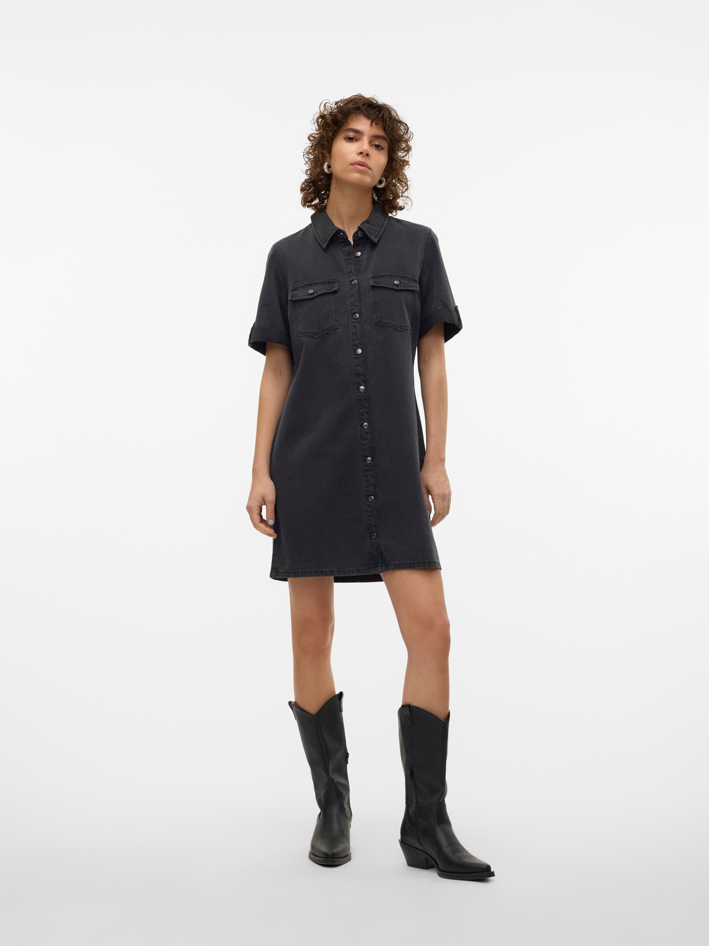 Vero Moda Robe en jean »VMJENNIE SS SHORT DENIM DRESS NOOS«