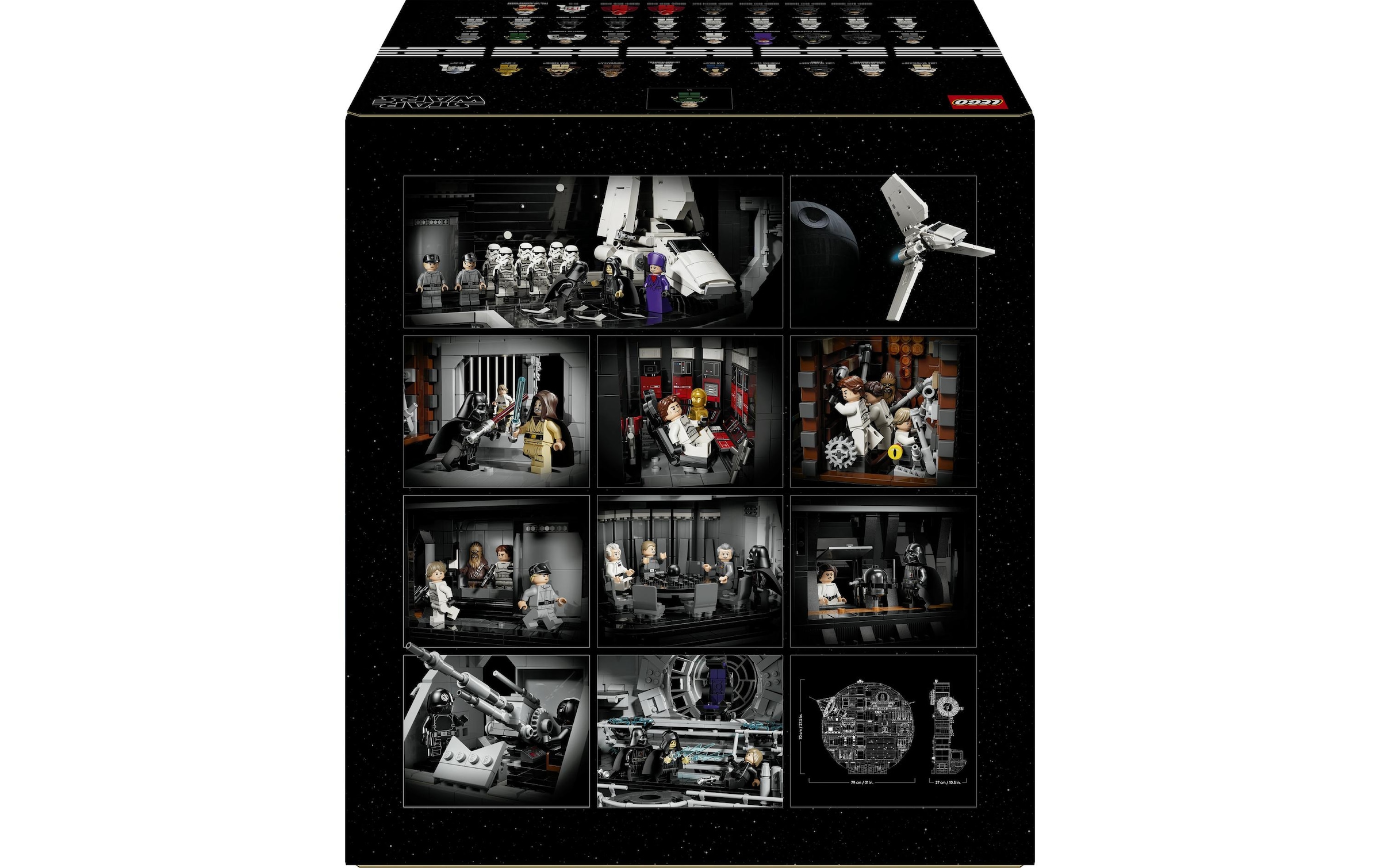 LEGO® Konstruktionsspielsteine »Star Wars Todesstern 75419« Grosses Ausstellungs‑ und Bauset der Todesstern‑Raumbasis