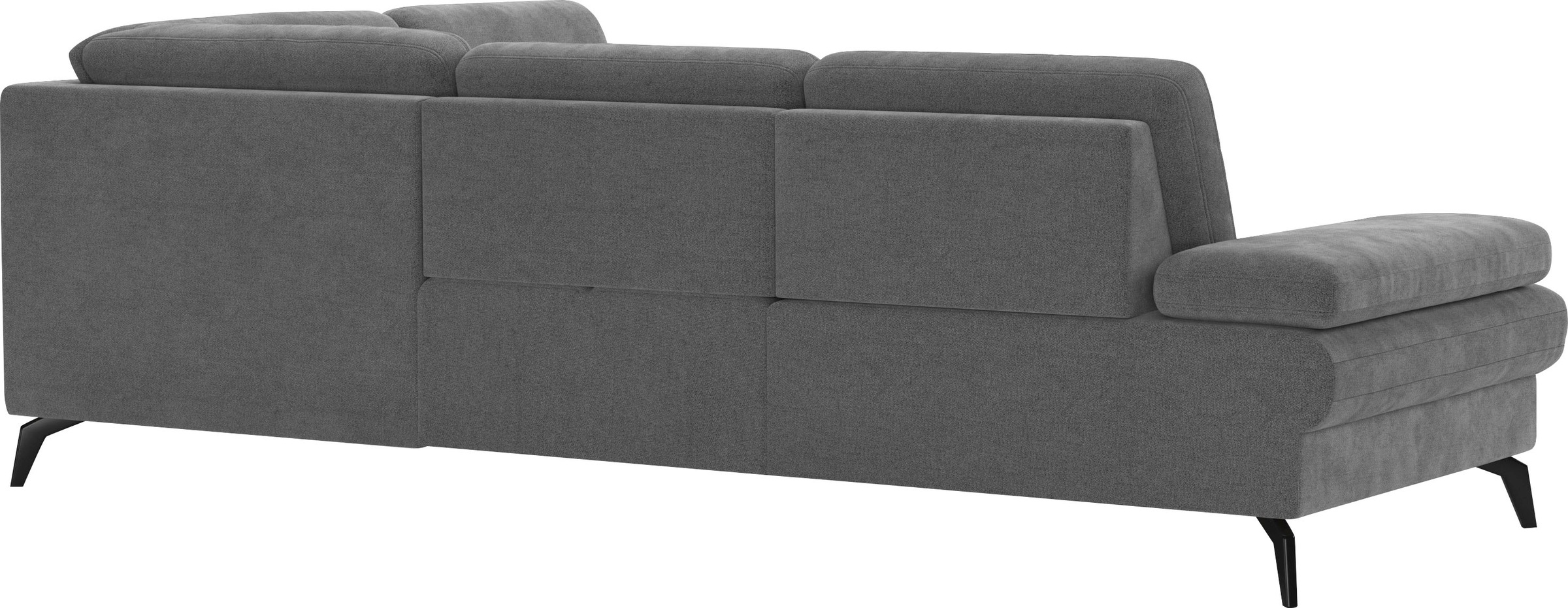 sit&more Ecksofa »Morris L-Form, inkl. Sitztiefenverstellung« wahlweise mit Armteilverstellung, Bettfunktion & Bettkasten