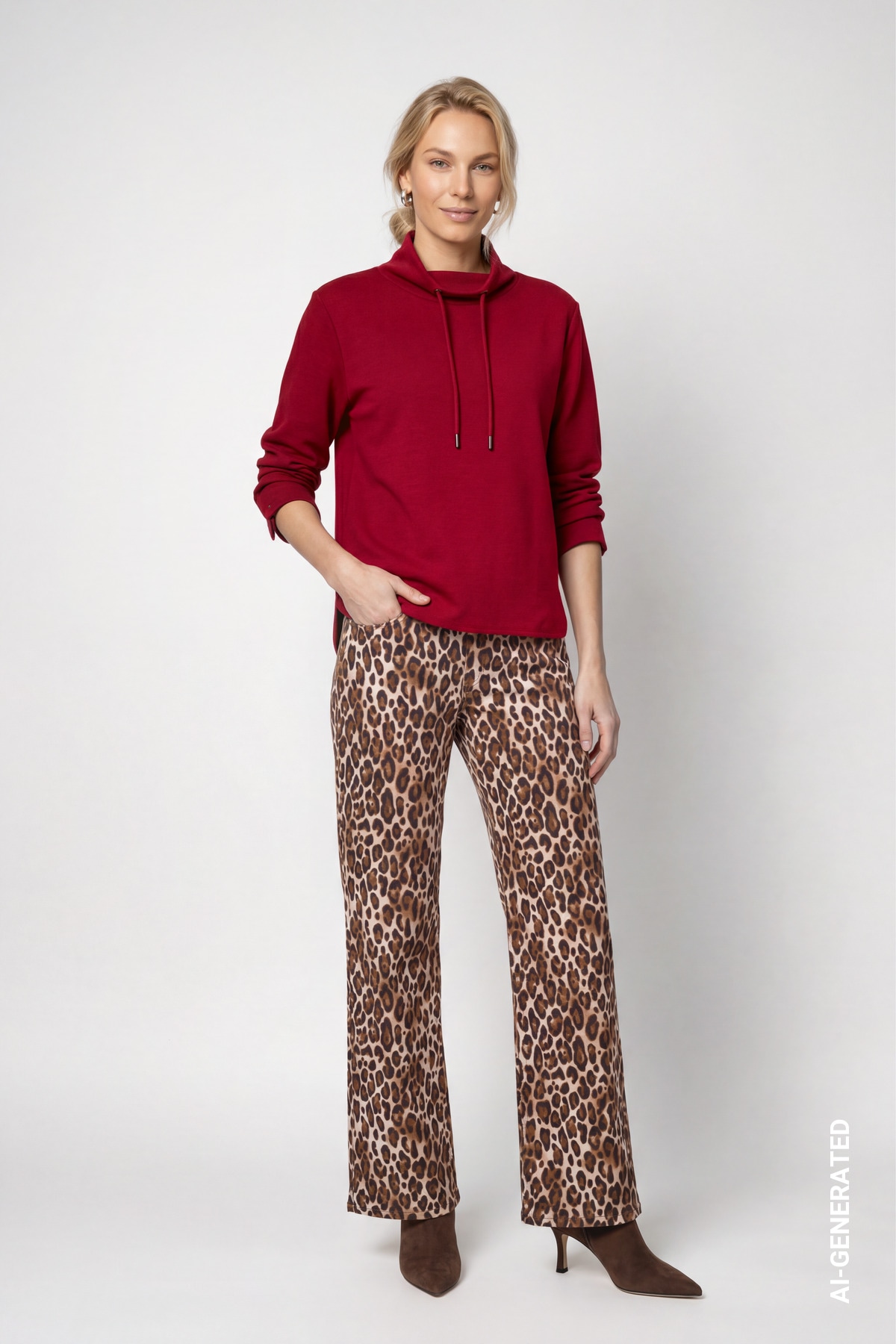 Monari Sweatshirt »Sweatshirt Basic Sweat«, Regular fit mit Stehkragen
