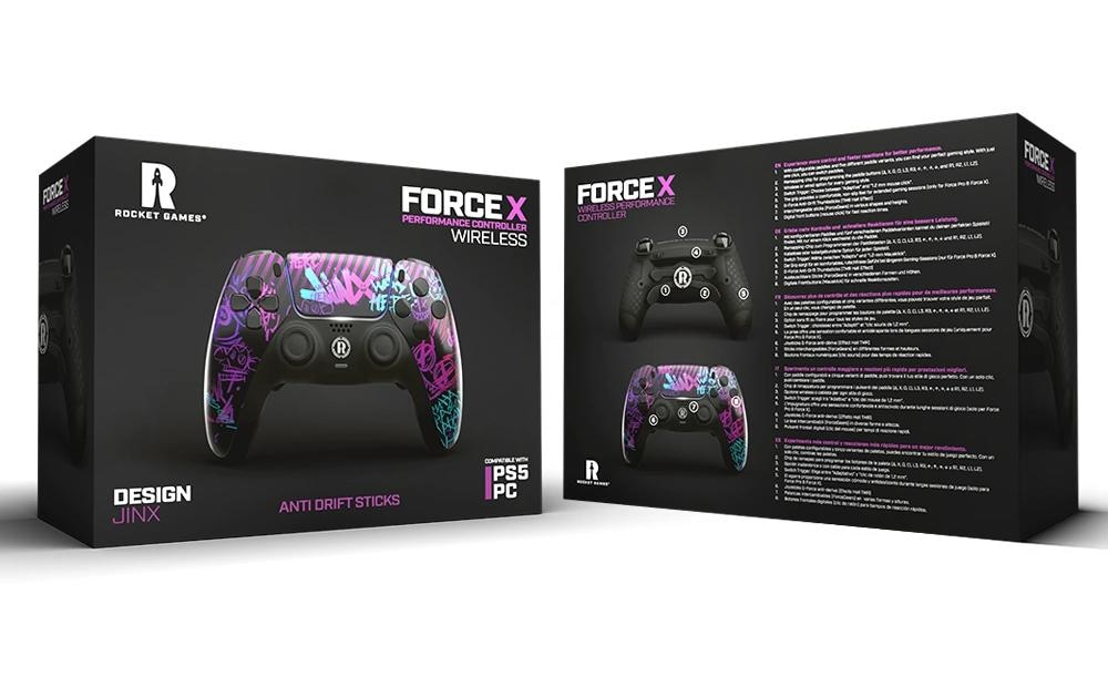   Controller »Controller Force X Hall Effect Wireless Jinx Schwarz«
