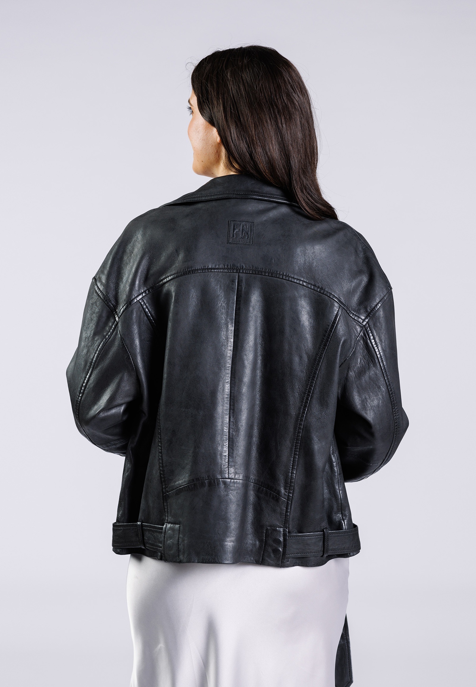 Freaky Nation Veste en cuir »Anuk-FN«