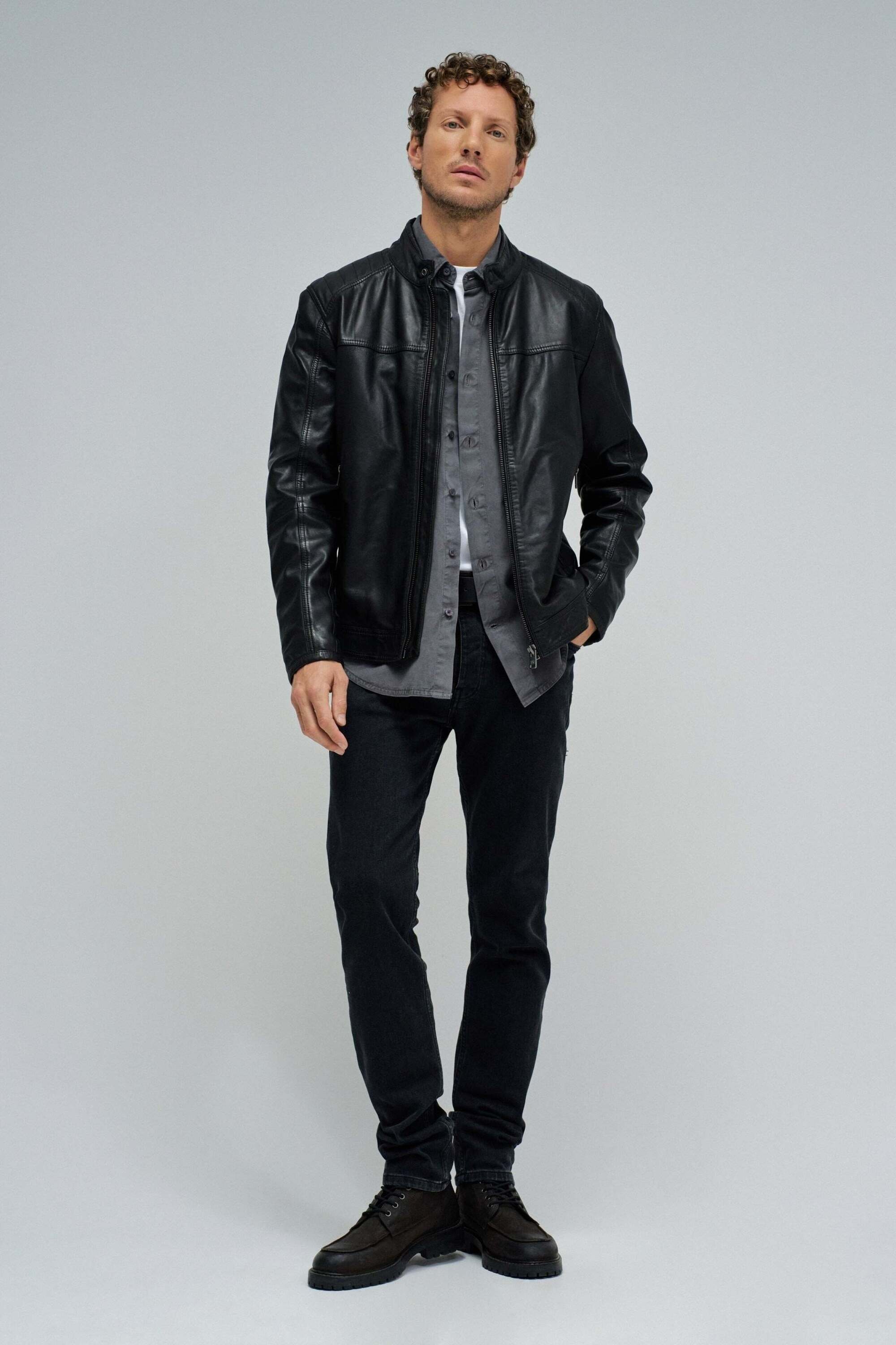 Salsa Lederjacke »Salsa Jeans Lederjacke Biker«