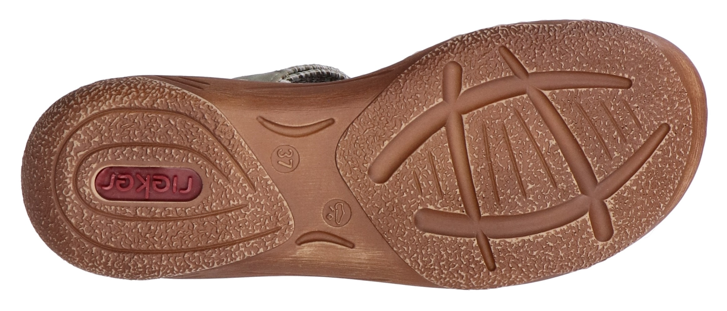 Rieker Sandale  Sommerschuh, Riemchensandale, Sandalette mit Klettverschlüsse