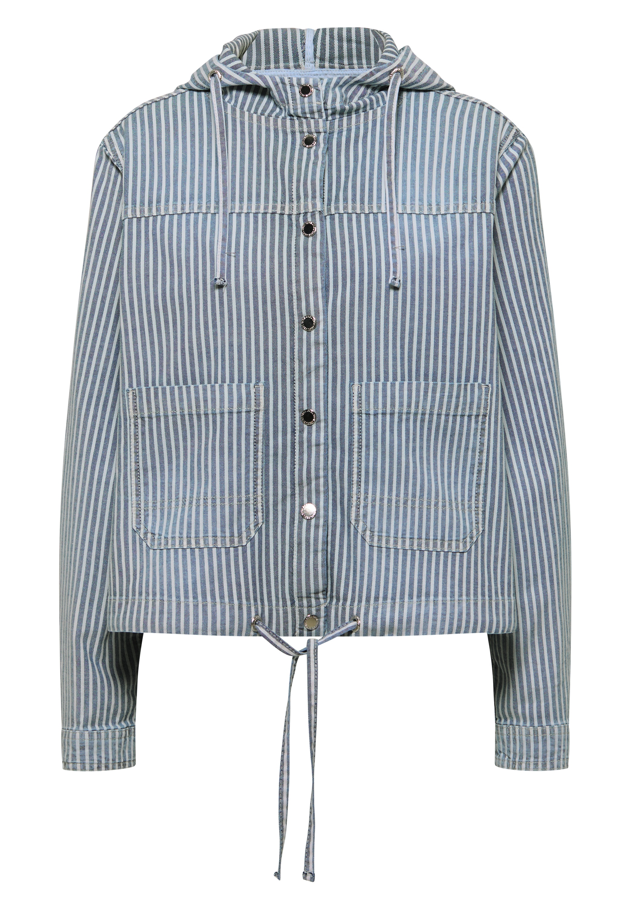 Cecil Veste chemise avec capuche overshirt avec capuche et rayures