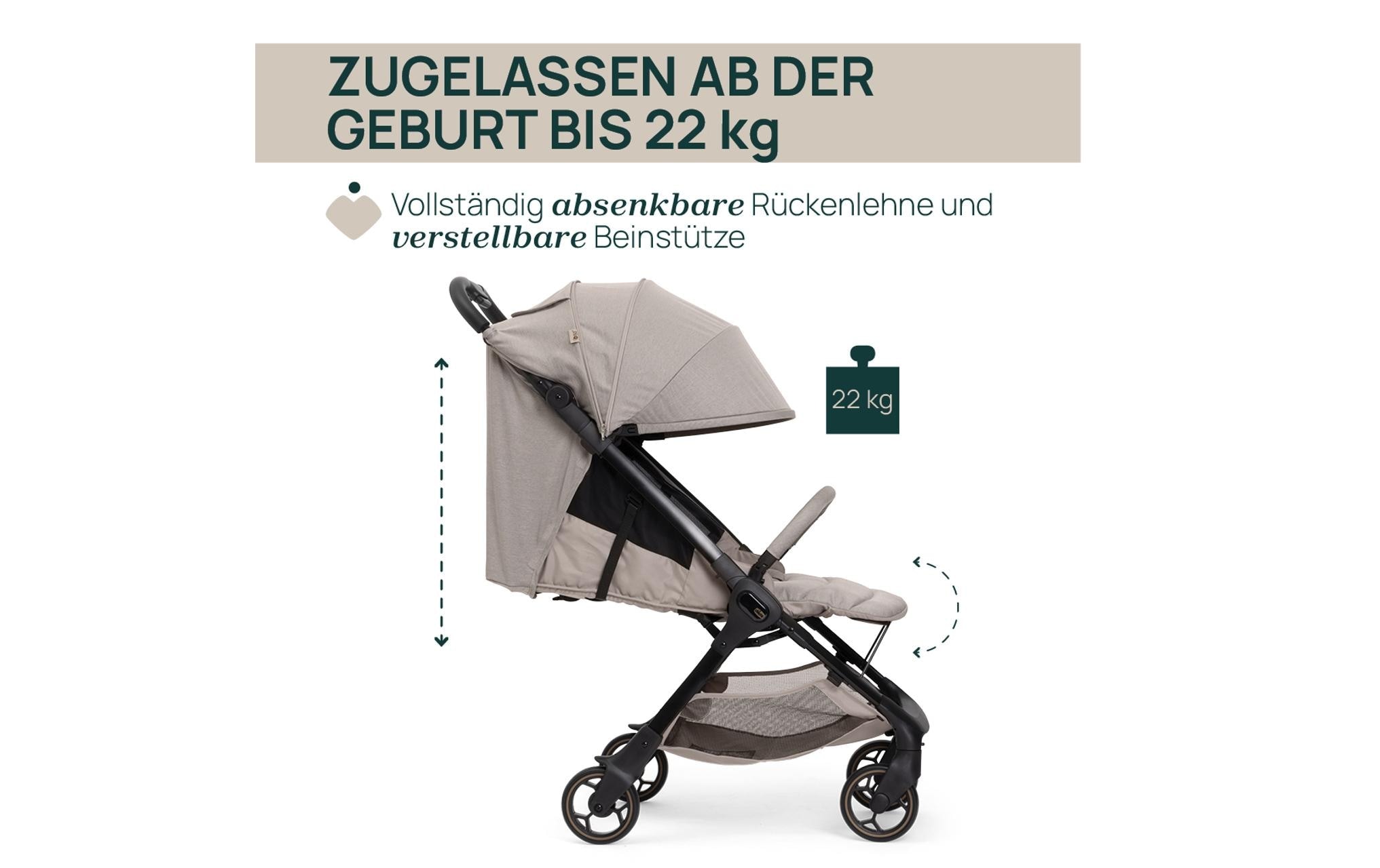 Chicco Poussette pour enfants »Aero-We« 22 kilos