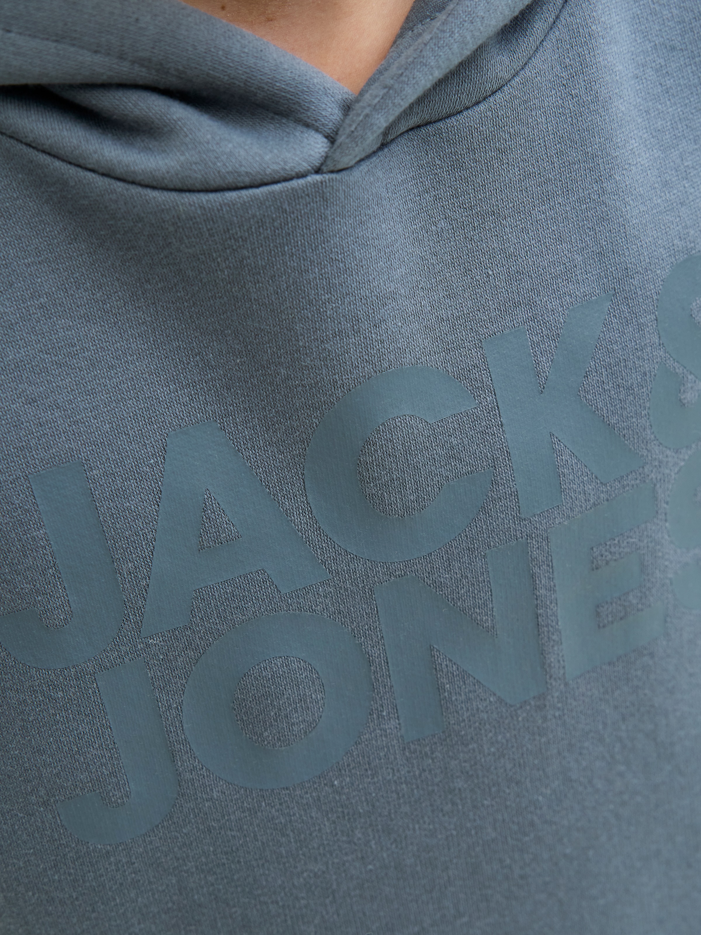 Jack & Jones Junior Kapuzensweatshirt »JJECORP mit Druck, Kängurutasche, pflegeleicht«, bedruckt, modisch, regular fit, Rundhals
