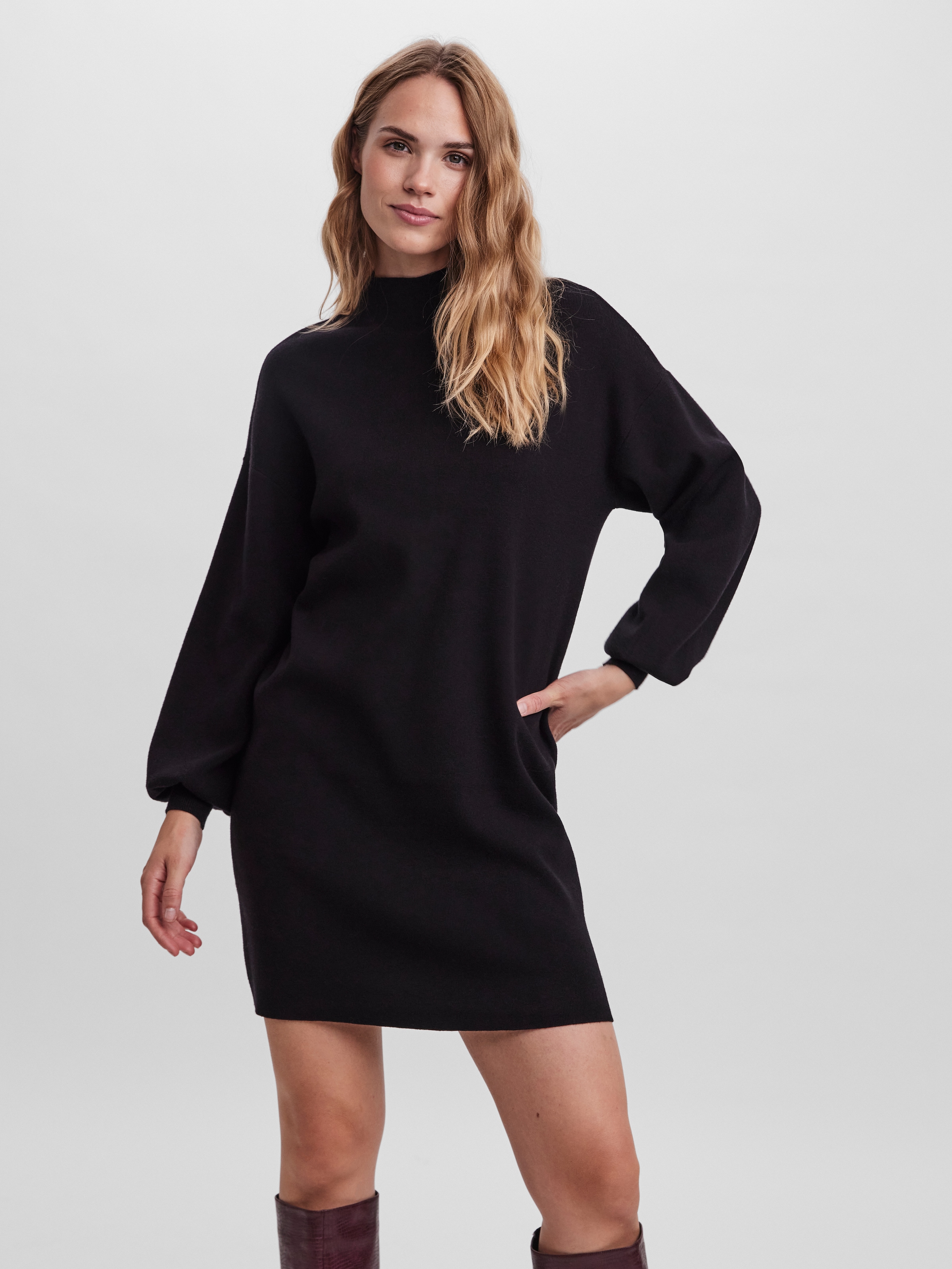 Vero Moda »VMNANCY LS FUNNELNECK DRESS GA NOOS«