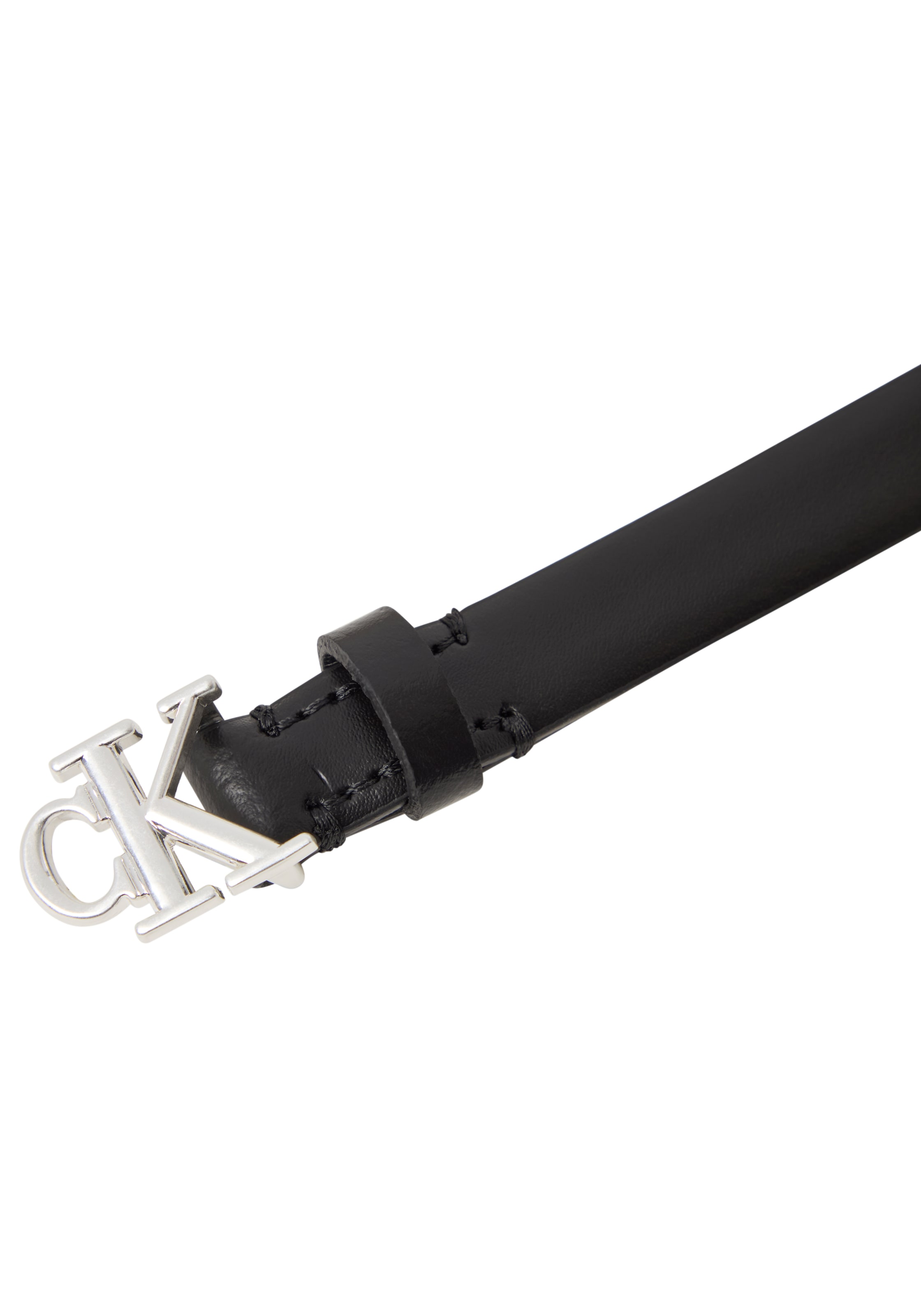 Calvin Klein Ledergürtel »CK BUCKLE 15MM FIXED BELT«, Grössenverstellbar