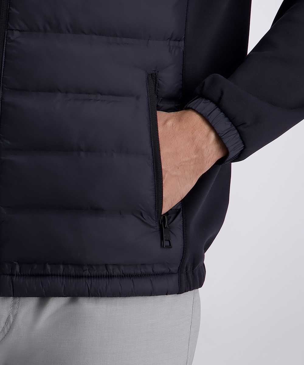 Pierre Cardin Steppjacke ohne Kapuze Stepp- Jersey- Mix