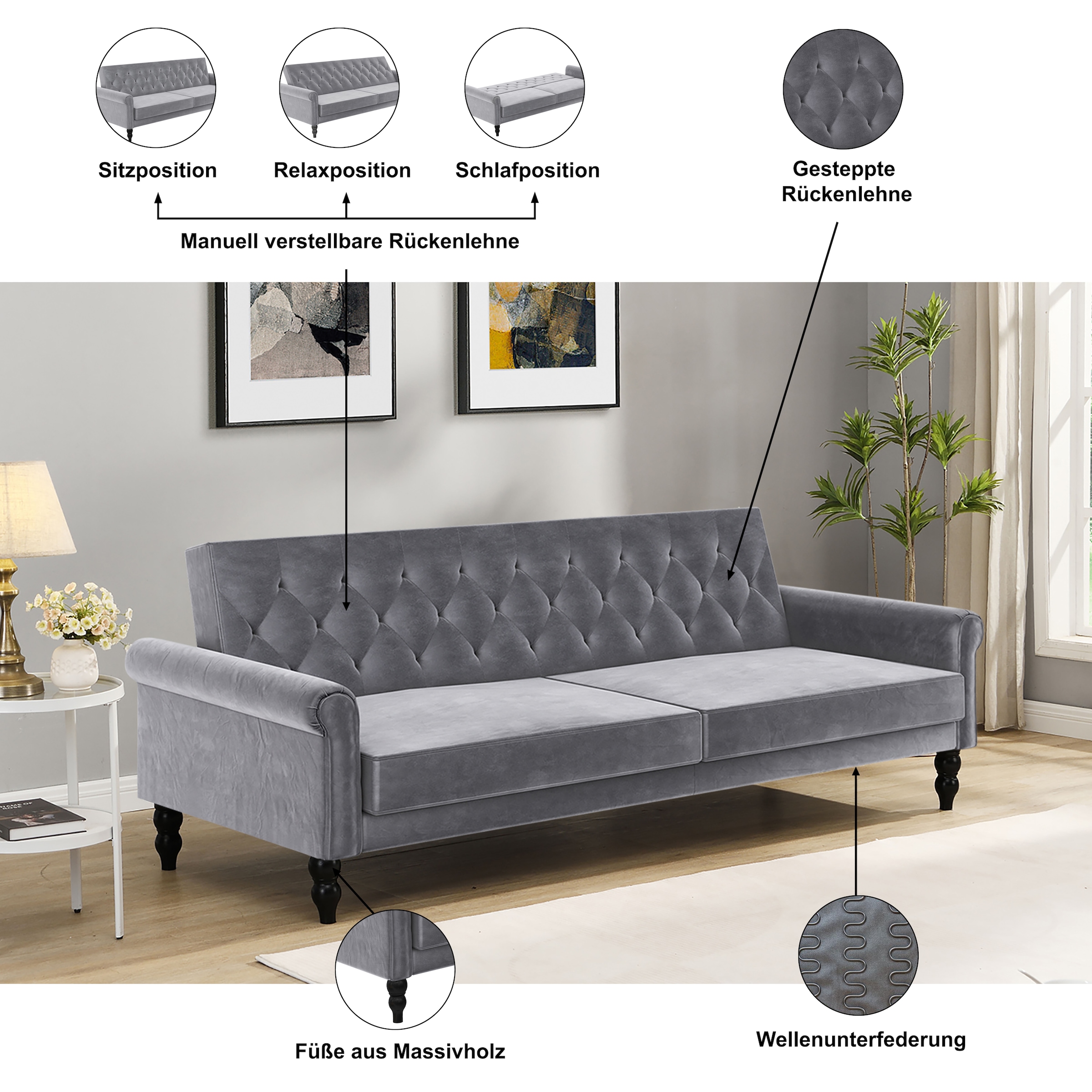 Dorel Home Schlafsofa »Tyne«