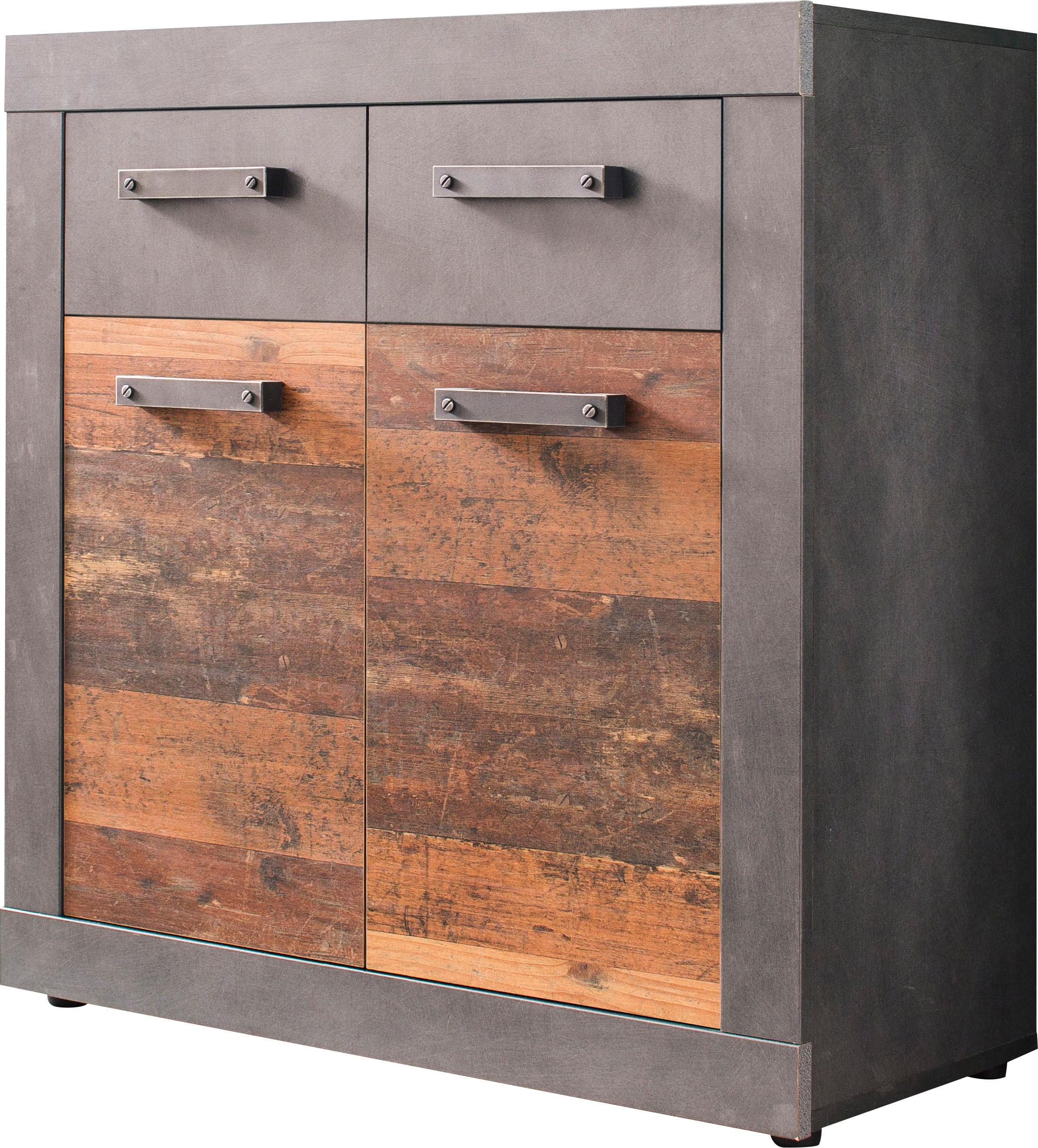 INOSIGN Commode »Ilana« Kommode mit 2 Türen & 2 Schubladen - (B/T/H) 82/37/86 cm