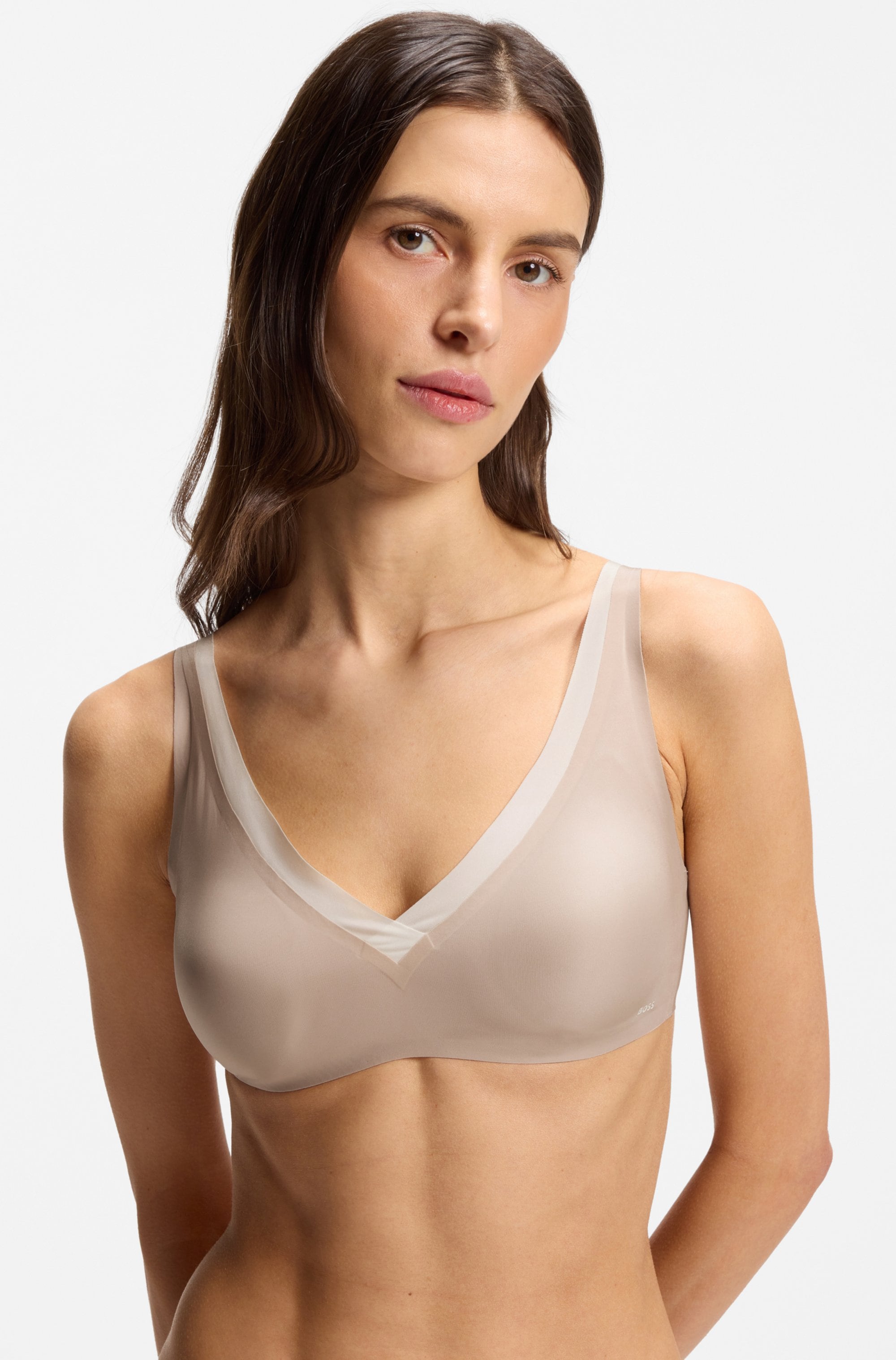 BOSS Soutien-gorge sans armatures »UNLINED_B.MIRAGE« Zweifarbig, mit verstellbaren Trägern