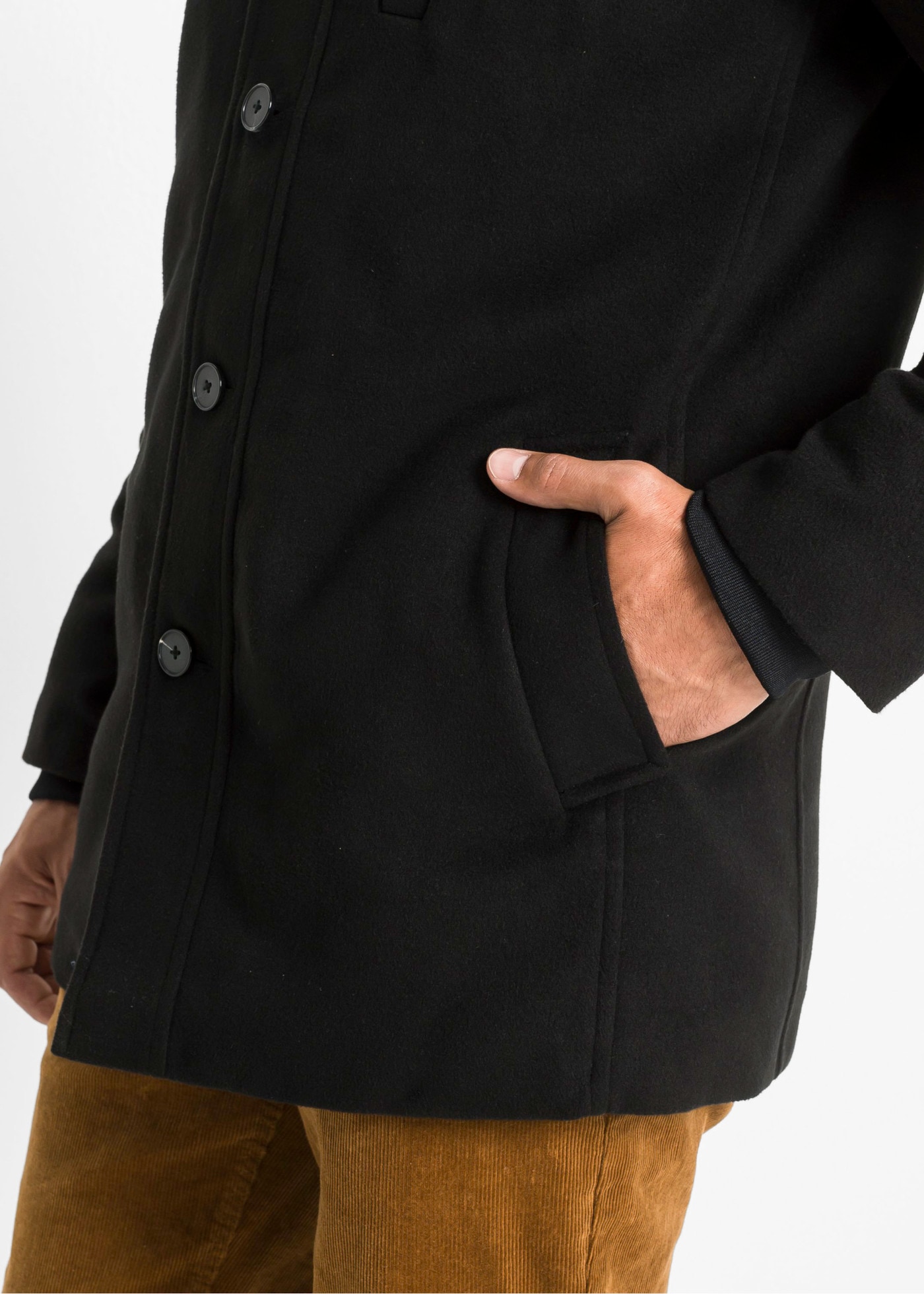 bonprix Veste d'extérieur sportive, festliche Ausrichtung, Regular Fit, mit Stehkragen