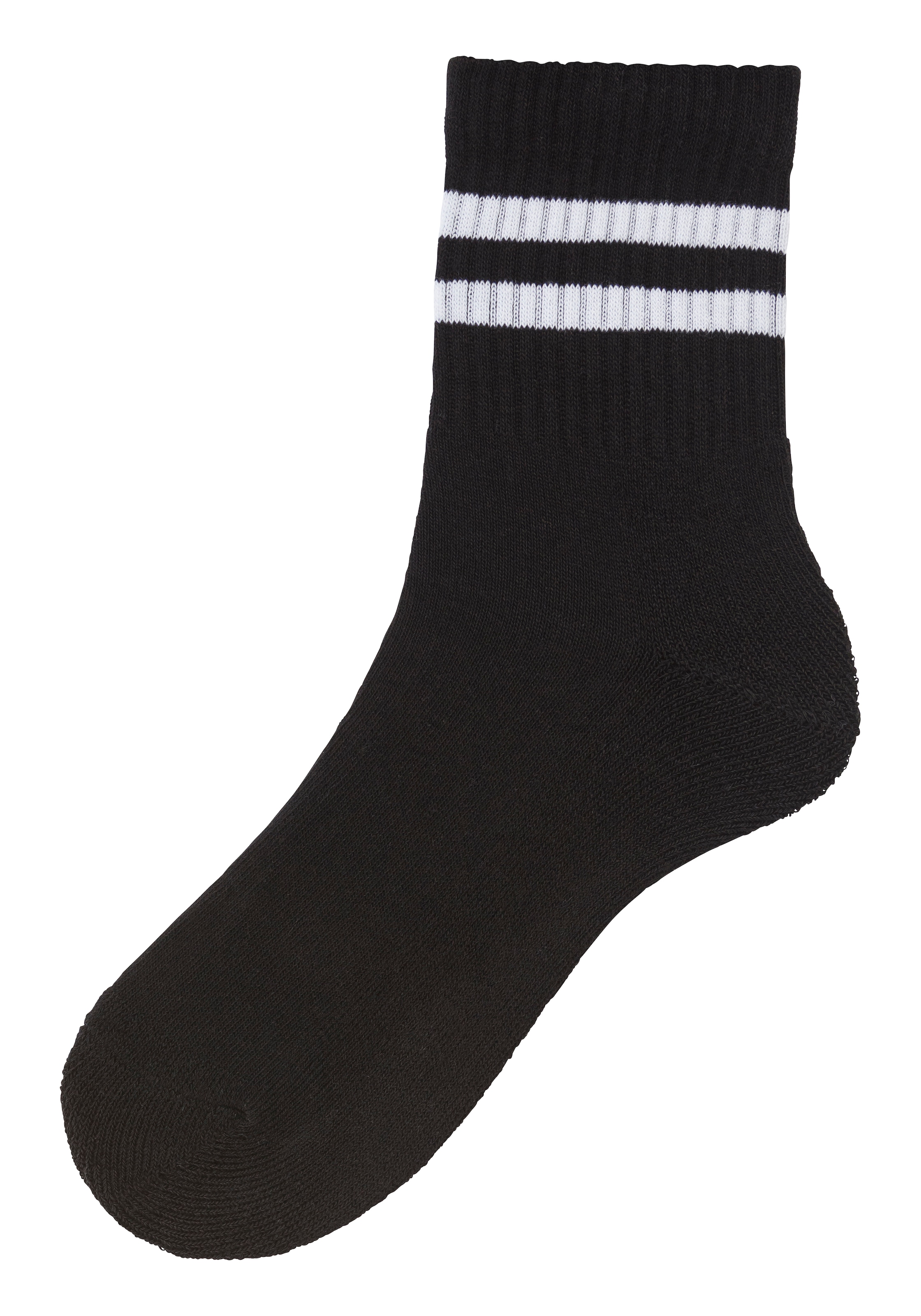 H.I.S Chaussettes de sport Packung, 6 Couple tlg. klassische Tennissocken mit Streifen