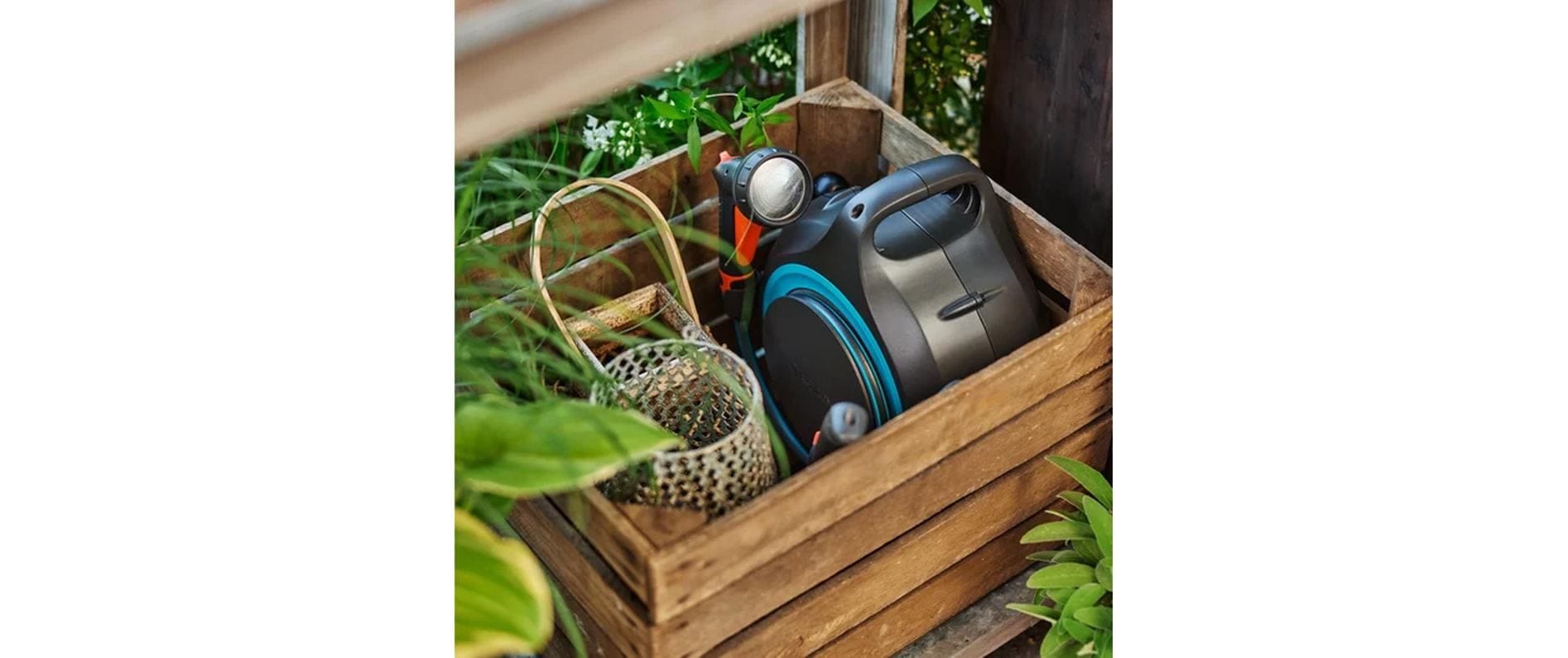 GARDENA Schlauchbox »Move, 12m Schlauch« Schlauchaufbewahrung