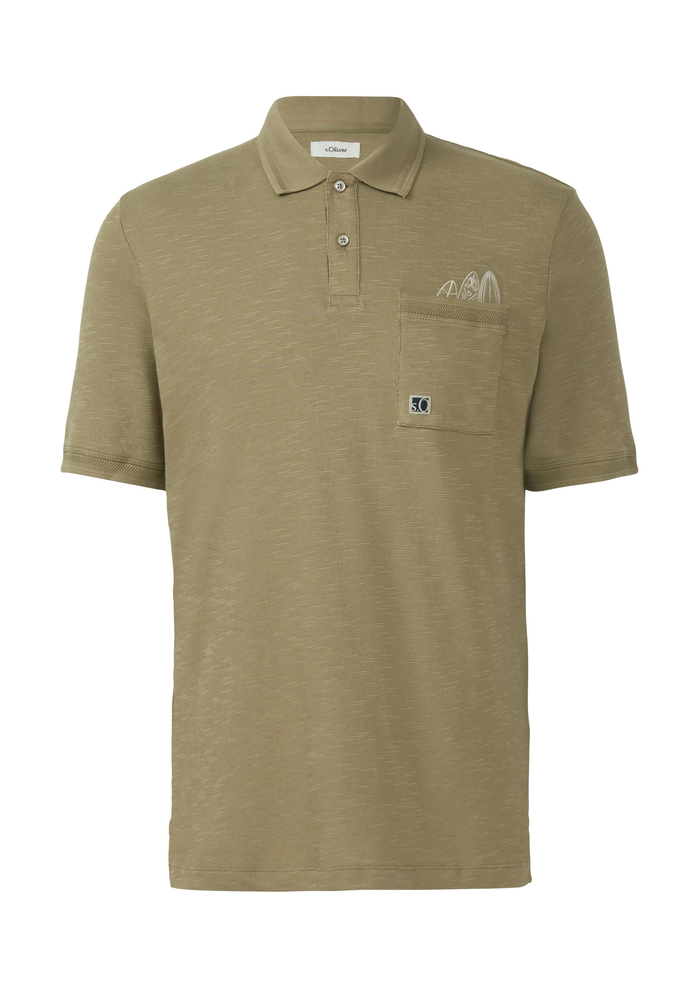 s.Oliver Poloshirt mit Stickereien