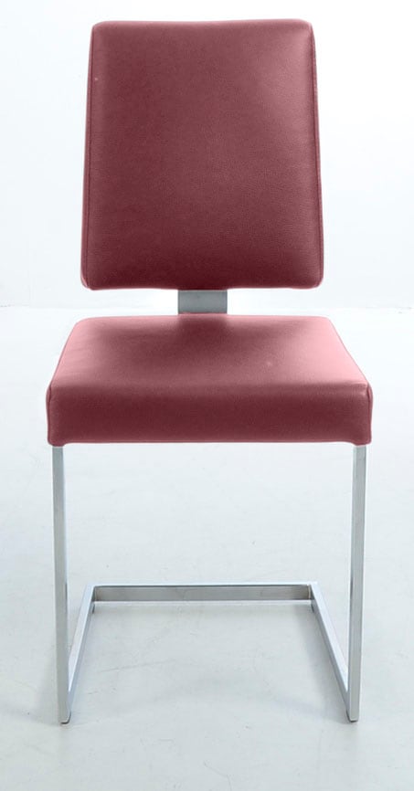 K+W Komfort & Wohnen Chaise cantilever () structure stable en position verticale, en cuir ou microfibre