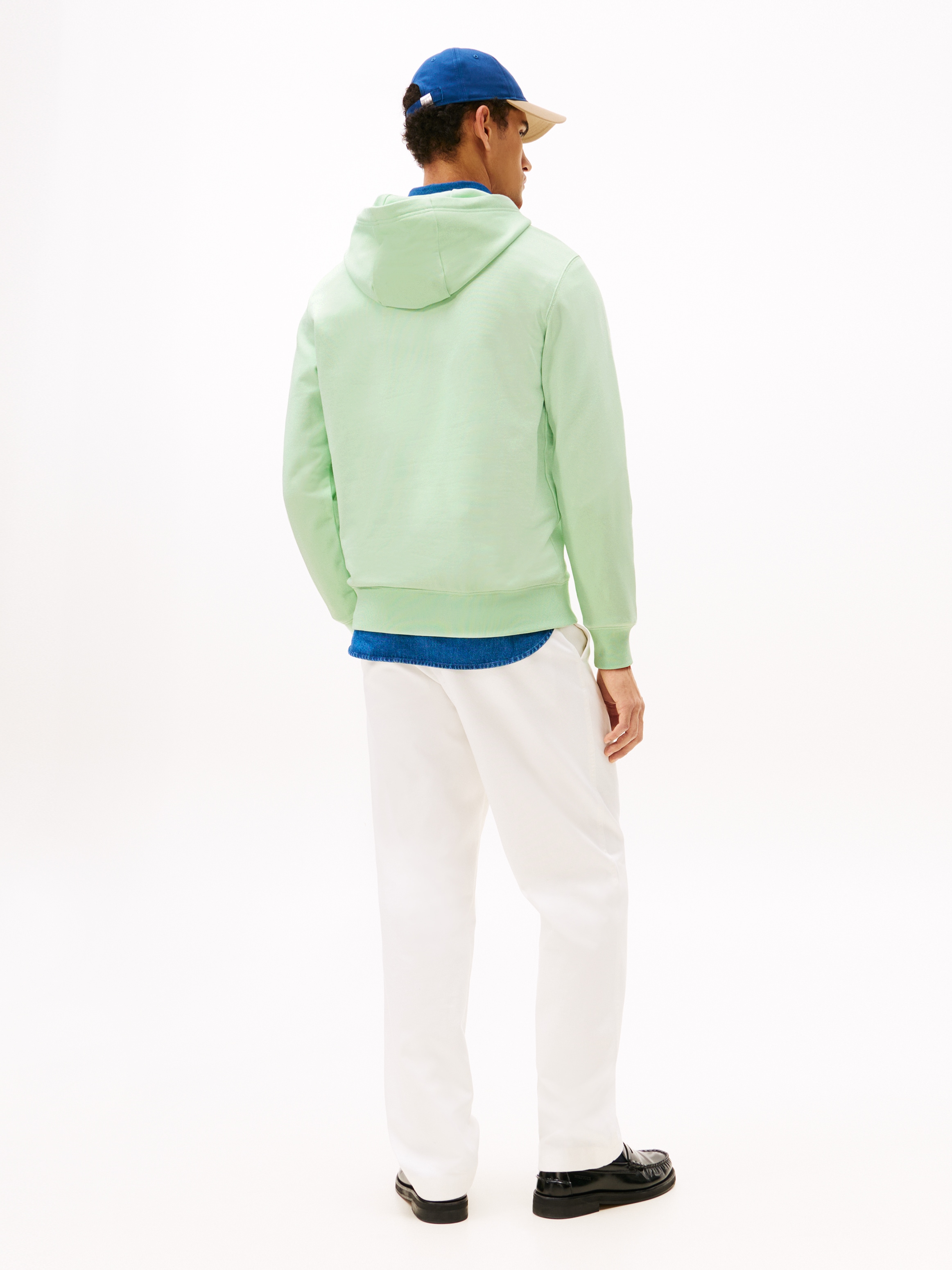 Tommy Hilfiger Hoodie »ESSENTIAL TERRY«, avec cordon de serrage et broderie drapeau
