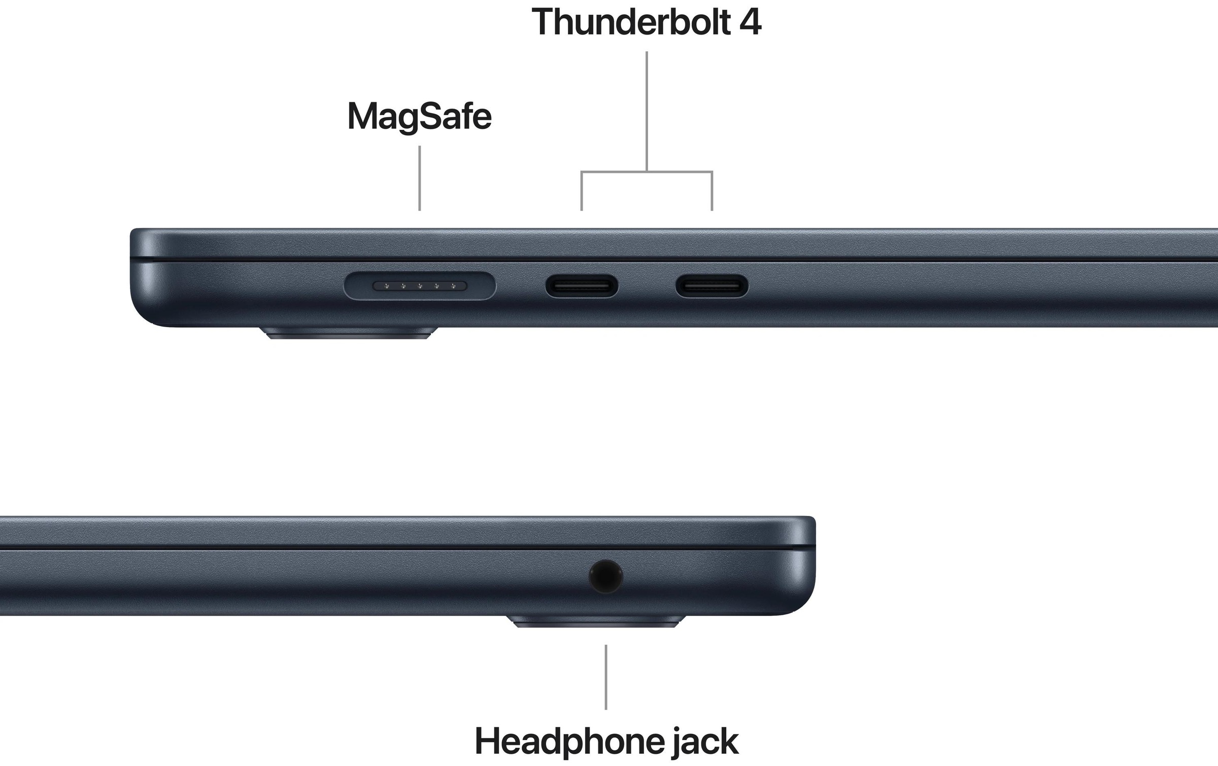 Apple Ordinateur portable »MacBook Air 15 2026 M5 10C GPU« 38,862 cm / 15,3 ″ Apple M5 512 Go SSD Integrierte NPU (Neural Processing Unit)