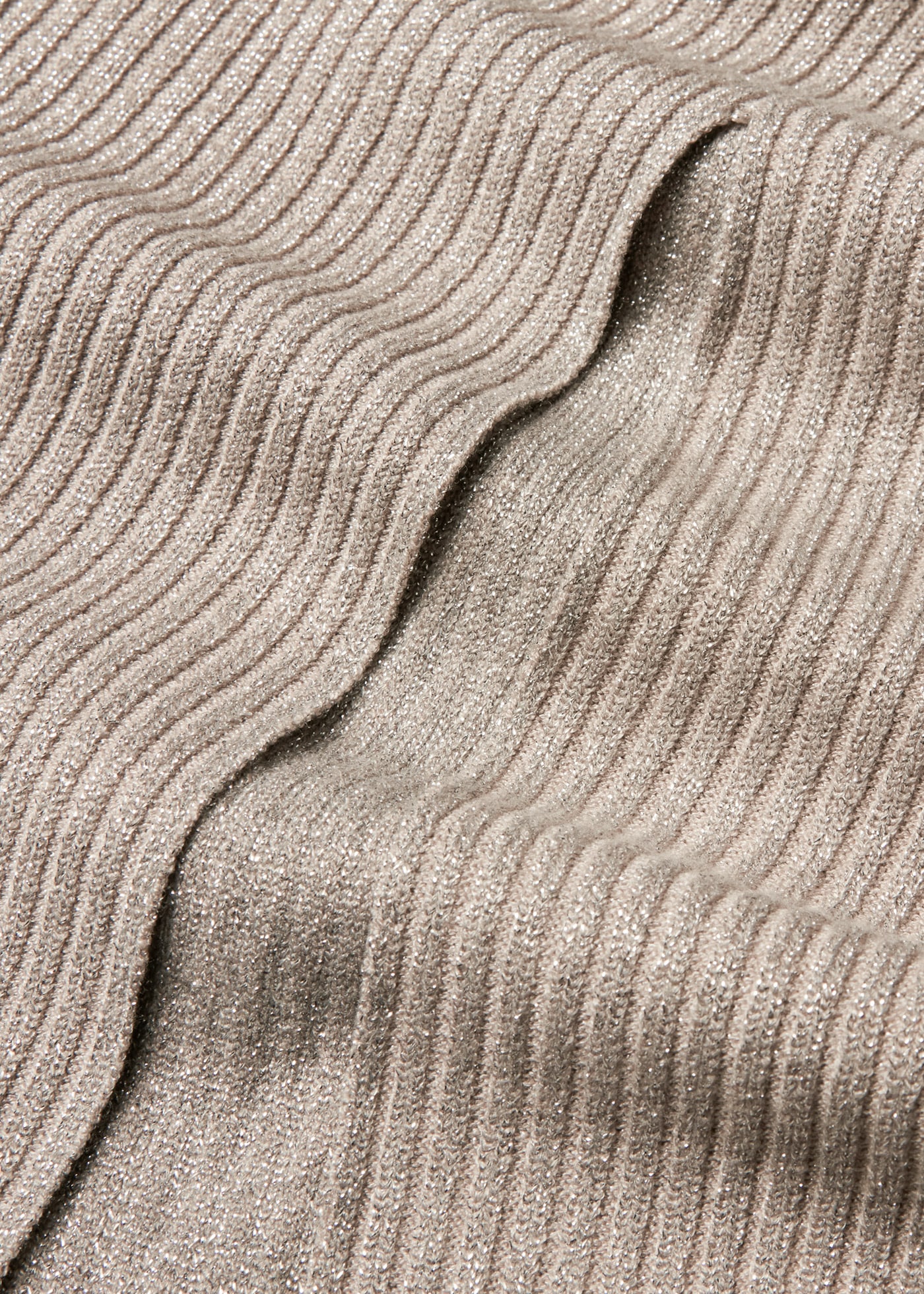 bonprix Strickrock »Strickrock aus fliessendem Viskose-Mix« aus Viskose, Polyester, Polyamid und metallisierten Fasern